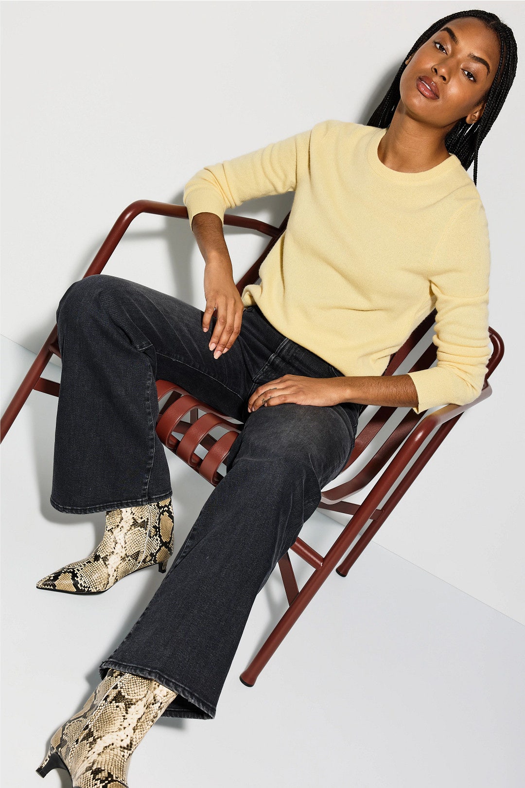 Ultra High Rise Black Wide Leg Jeans