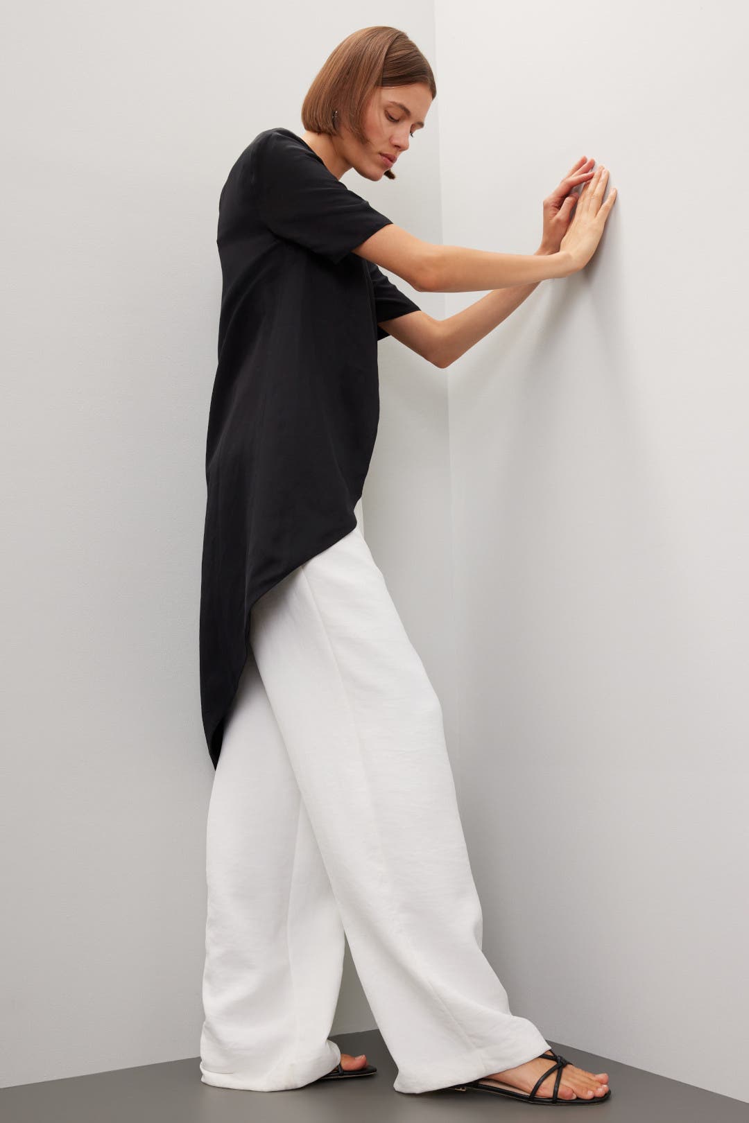 Short Sleeved Asymmetrical Top by Obando x RTR | Rent the Runway