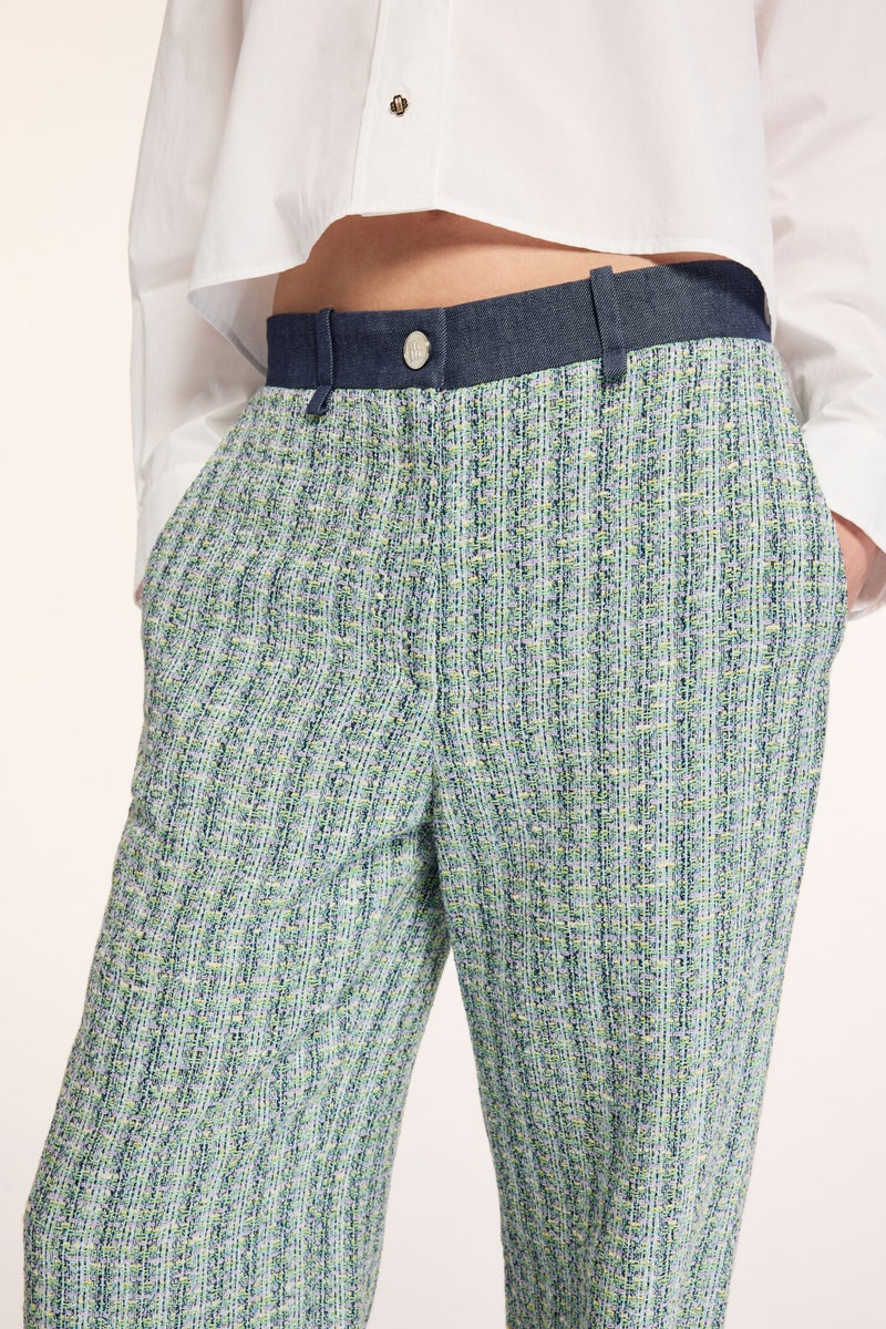 Poelia Tweed Trouser by Maje - Photo 3