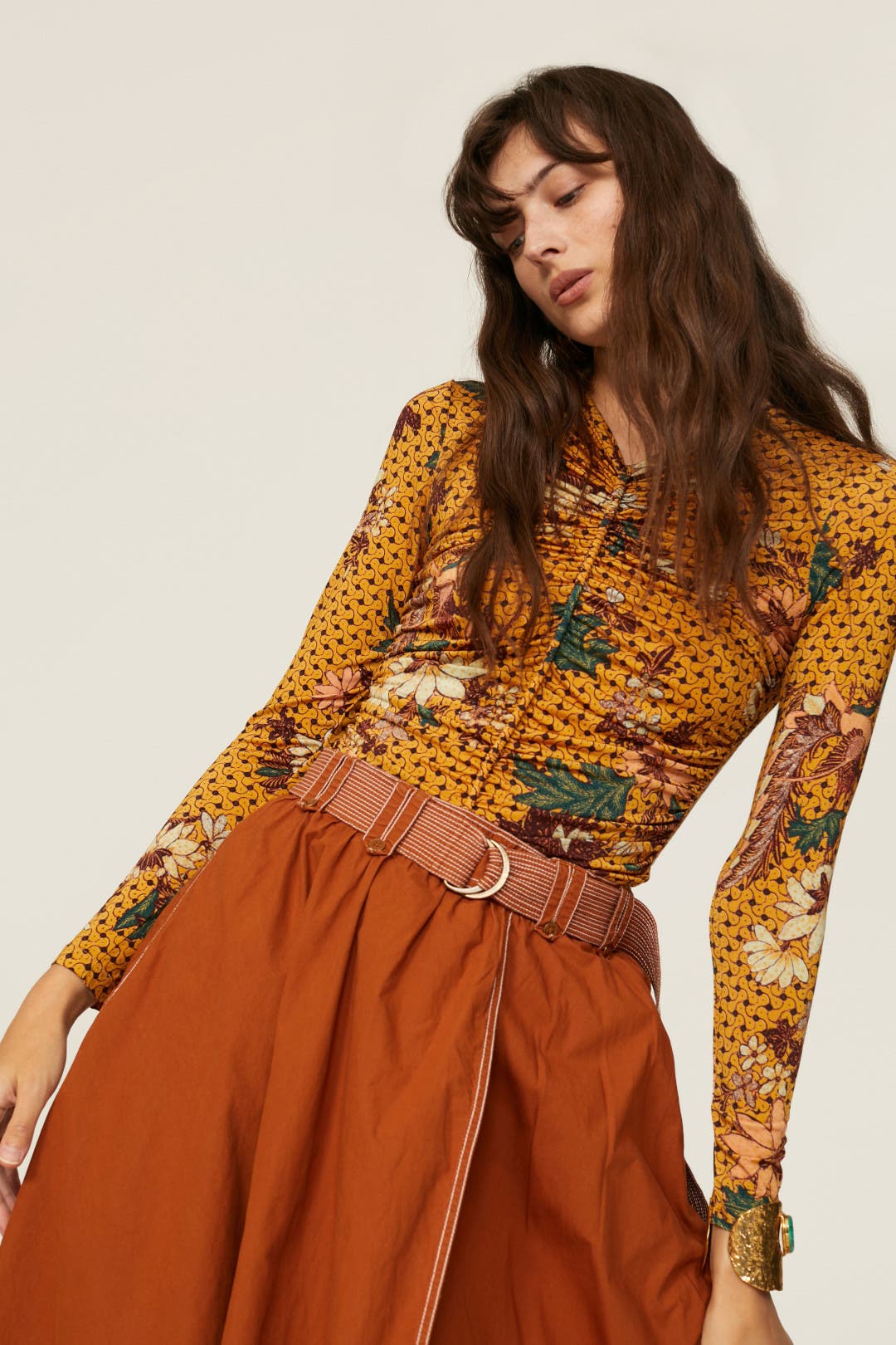 ウラジョンソン ULLA JOHNSON プルオーバーニット PF190702 イエロー サイズ：S 楽天市場】【中古】ULLA JOHNSON プルオーバーニット PF190702