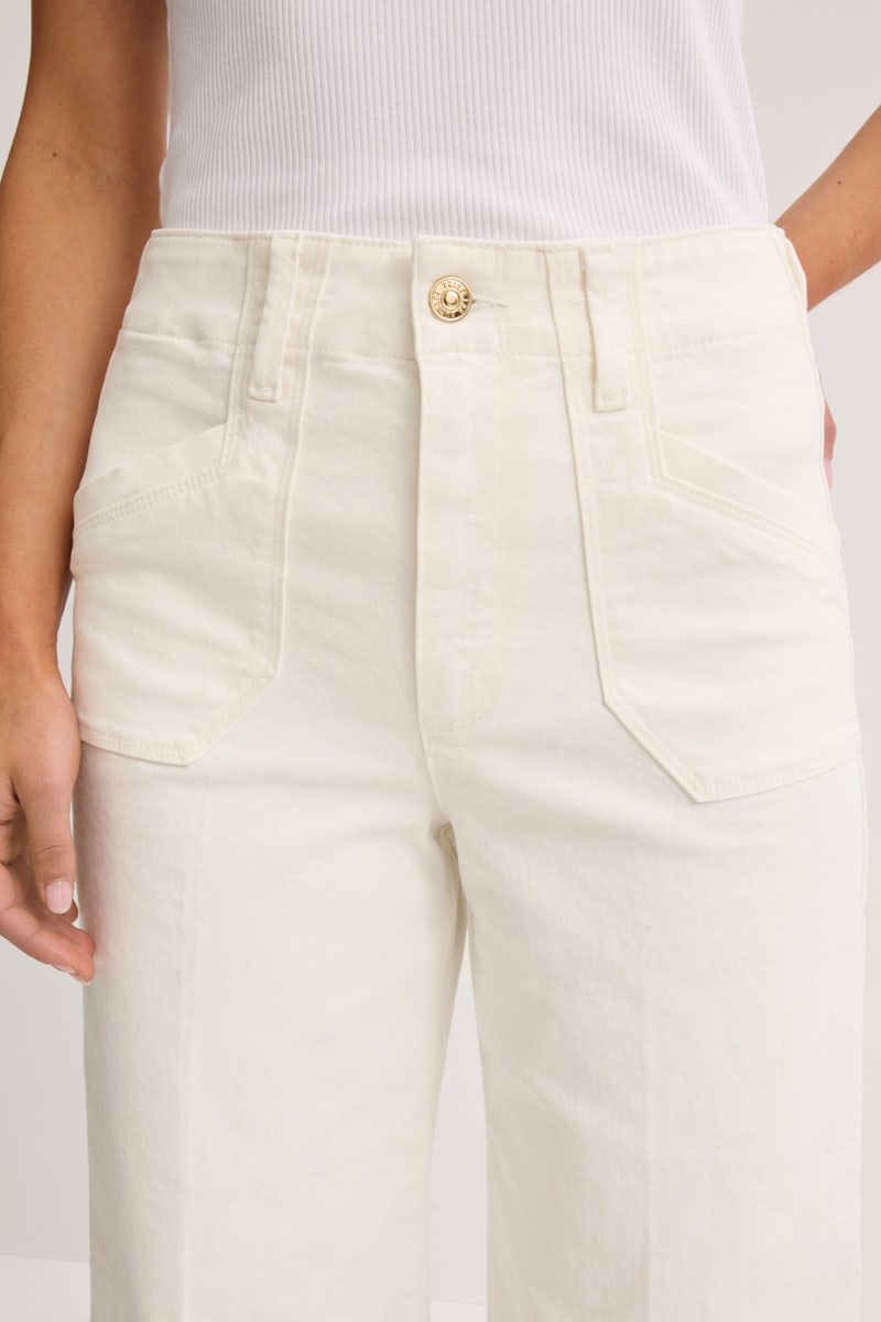 Aneesa Petite Wide Leg Jeans by PAIGE - Photo 3