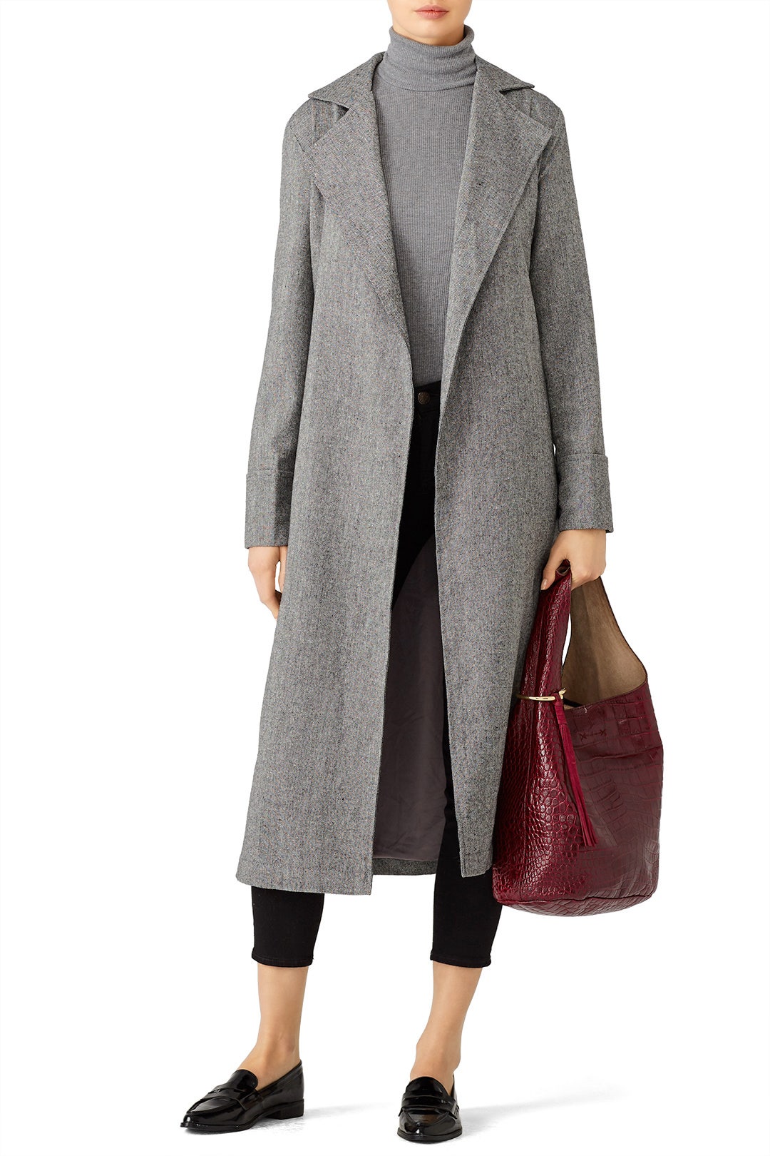 Grey Harmonic Coat by The Fifth Label 3