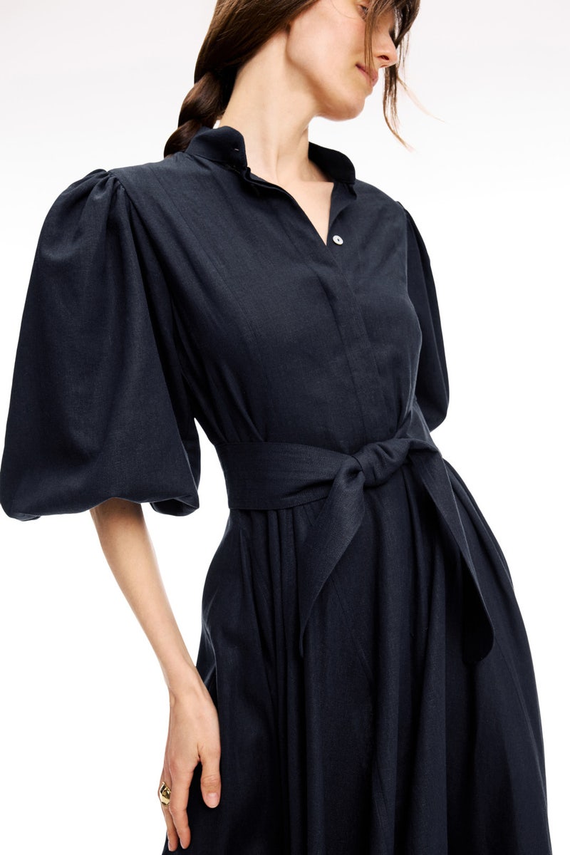 Blue Bromelia Dress by NO PISE LA GRAMA - Photo 3
