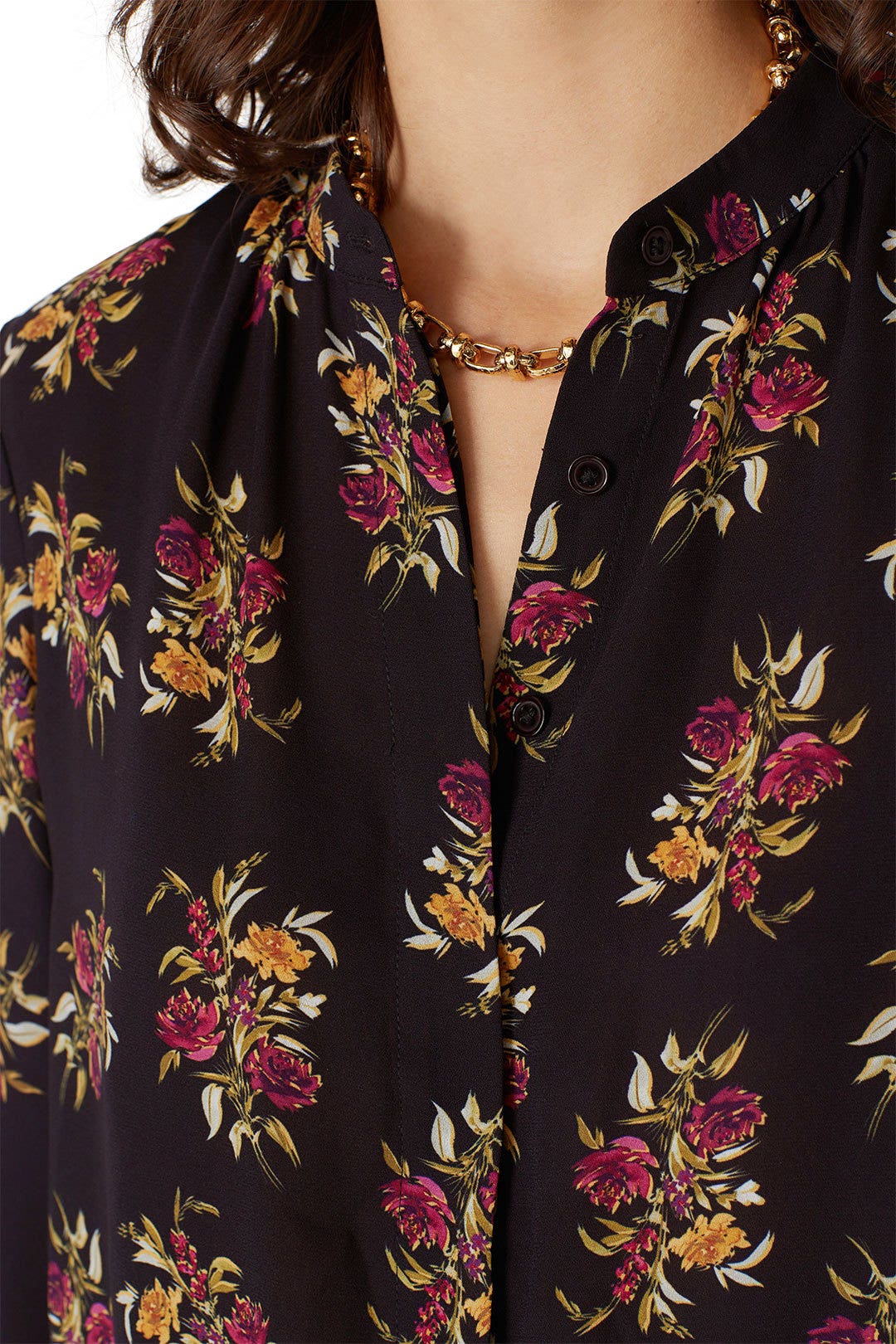 Floral Button Front Top by Thakoon x RTR 3