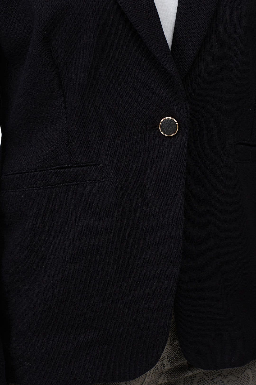 Black Knit Blazer by KINLY 3