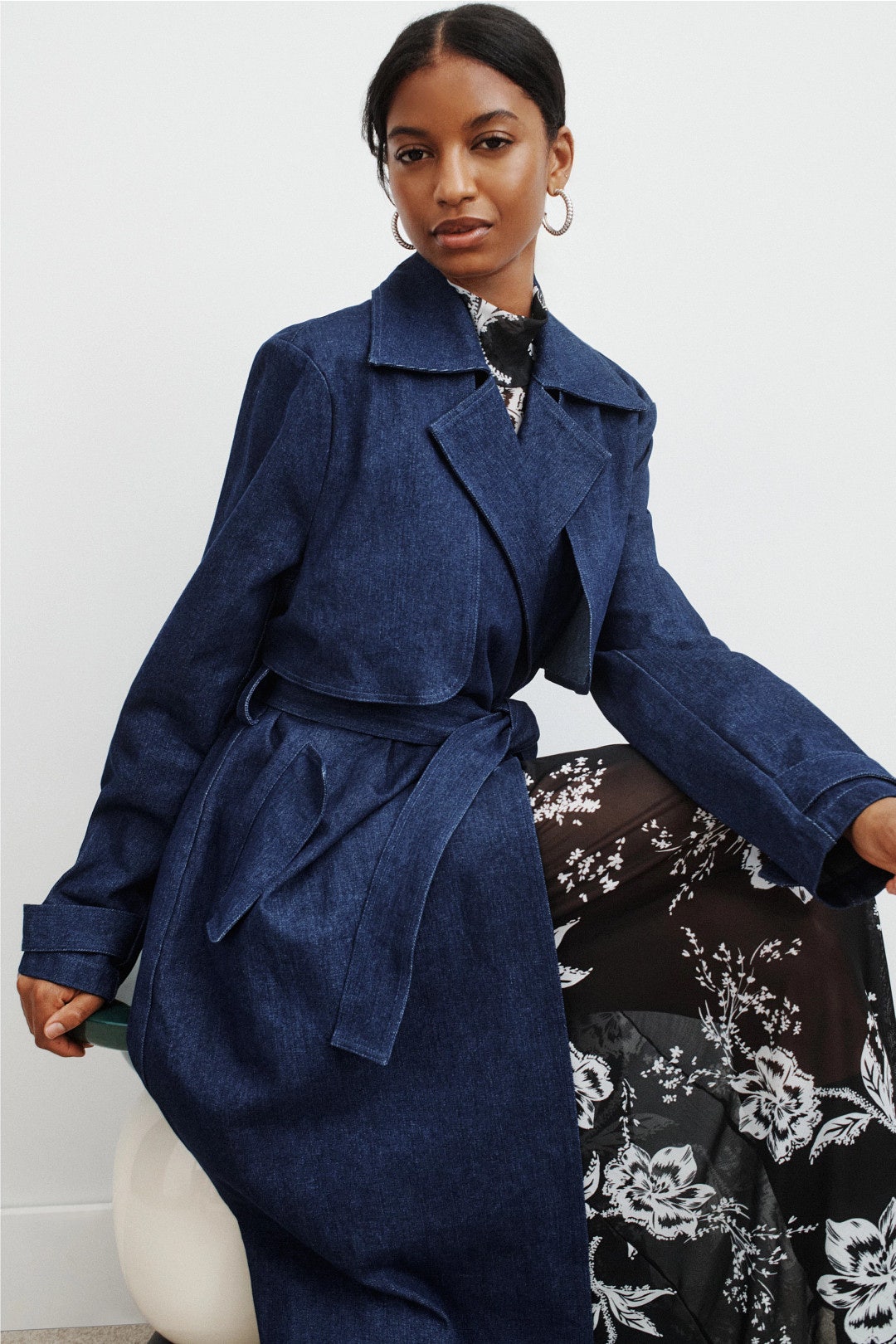 Leon Denim Trench Coat by Suboo 3