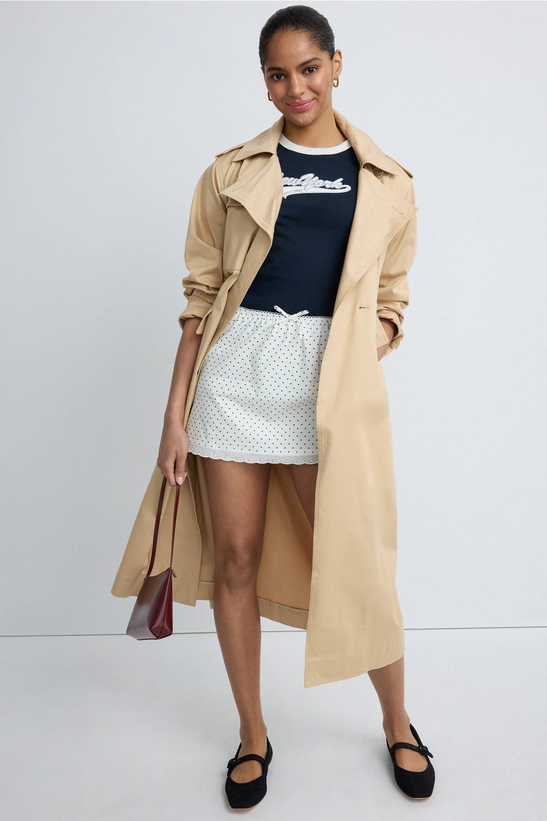 Pull On Mini Skirt by WEWOREWHAT 3