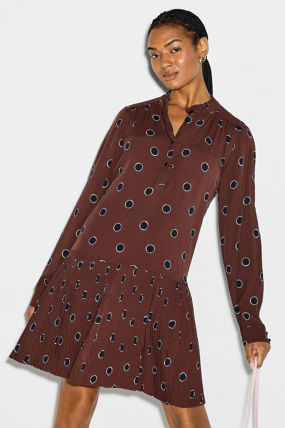 Pleated Flounce Shirt Dress by kate spade new york 3