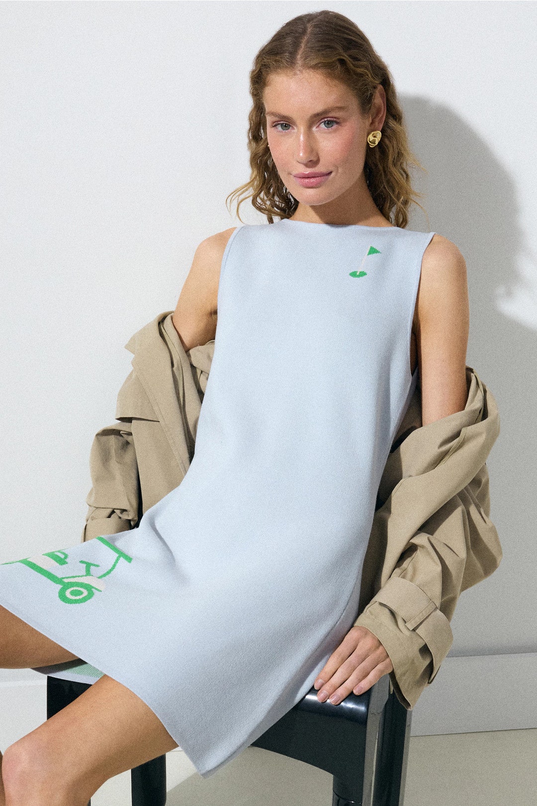 pearl long sleeve mini dress Sherri Hill 57259 - Short Sheath Dress