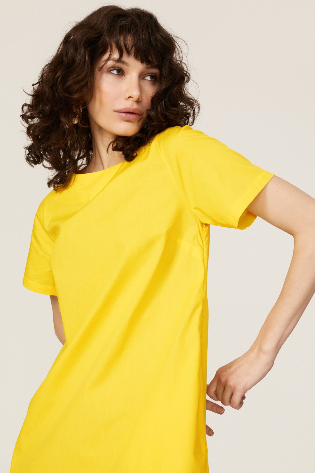 Yellow T-Shirt Dress by Osman Yousefzada x RTR 3