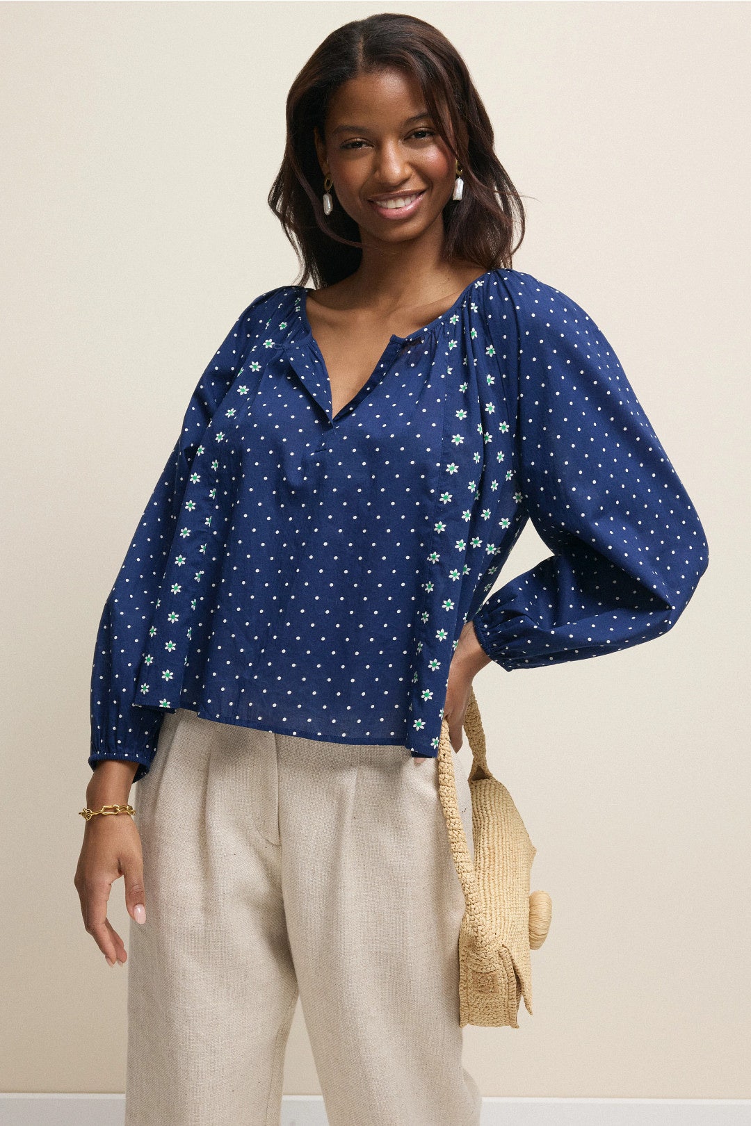 Willa Polka Dot Blouse by XíRENA 3