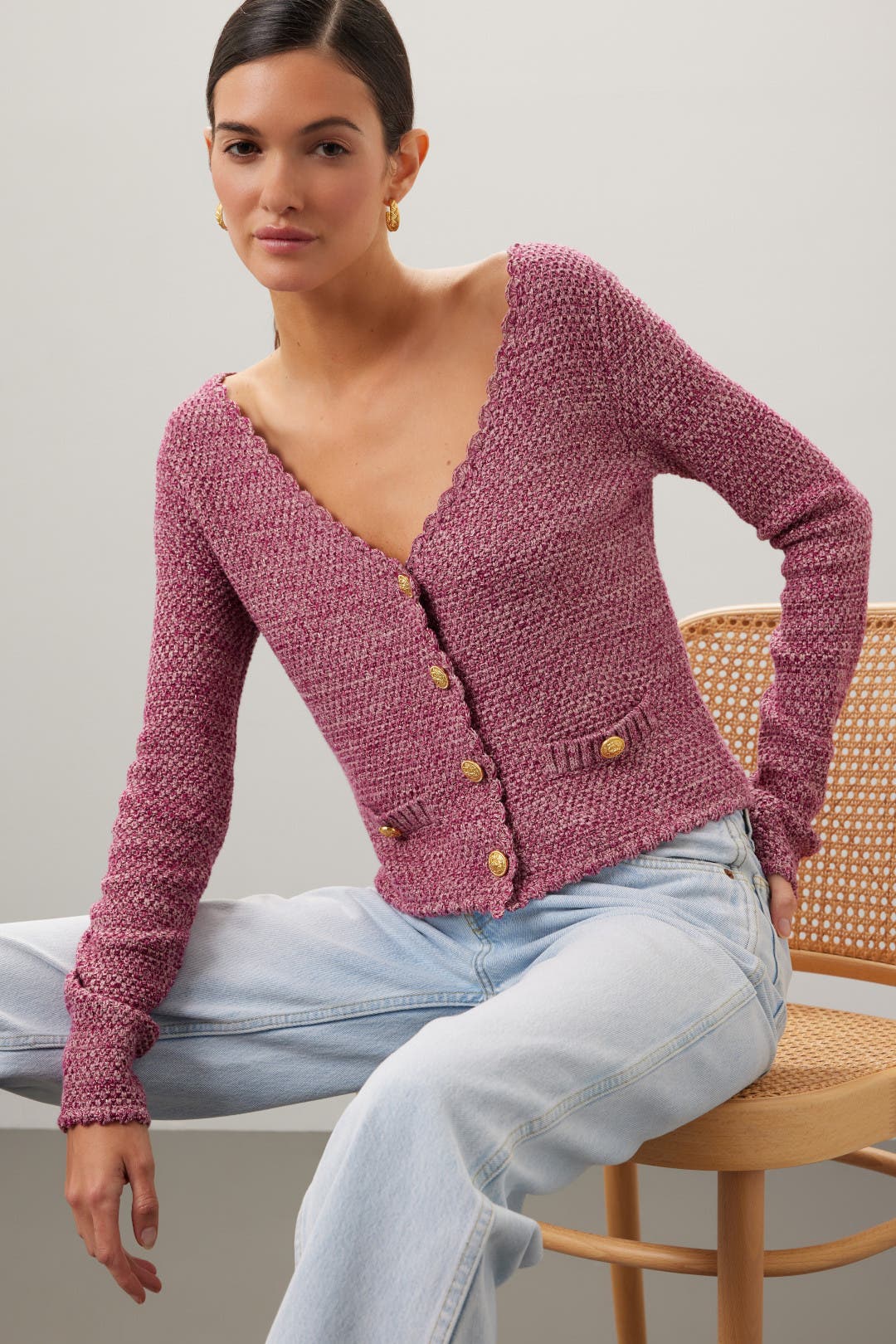 Tweed Knit Cardigan by Rachel Parcell | Rent the Runway