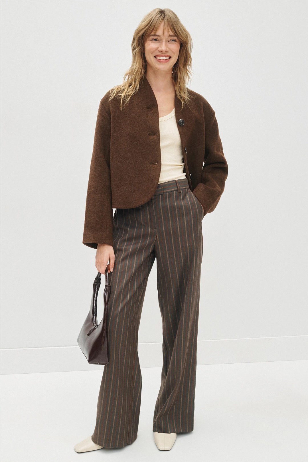 Owen Cropped Jacket by Reformation 3