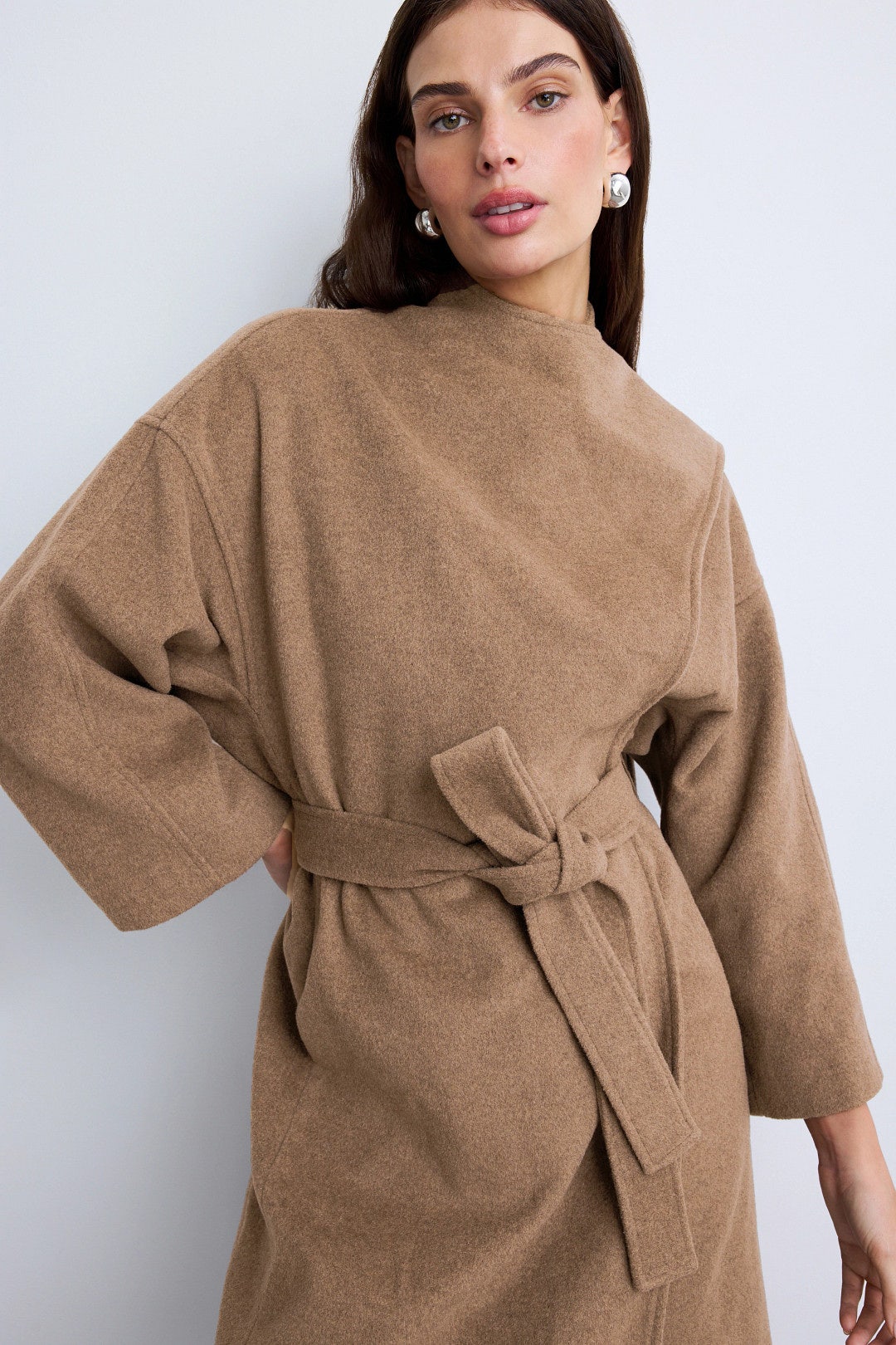 Elaxi Wrap Coat by ASTR the Label 3
