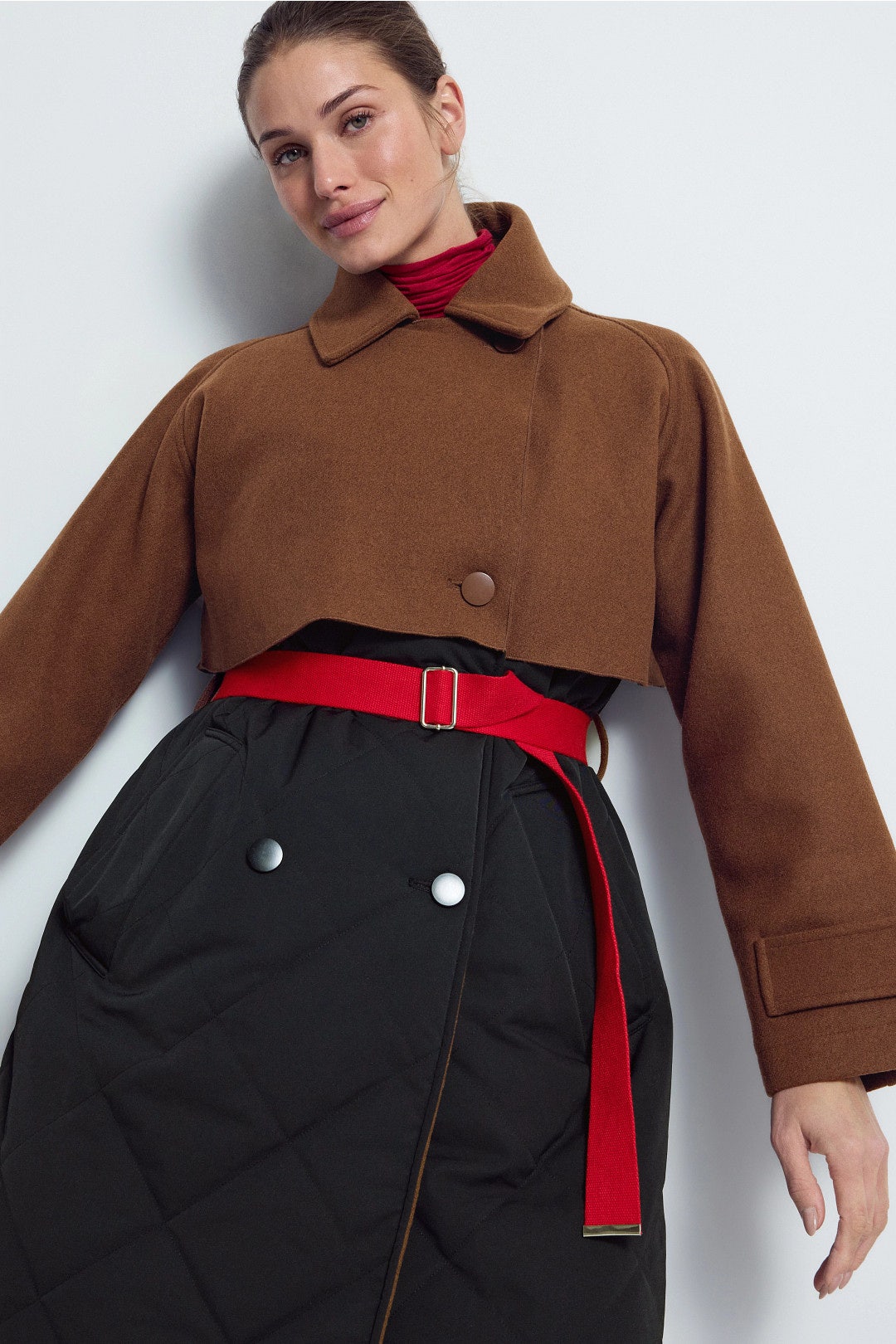 Combo Puffer Coat by PLAN C x RTR 3