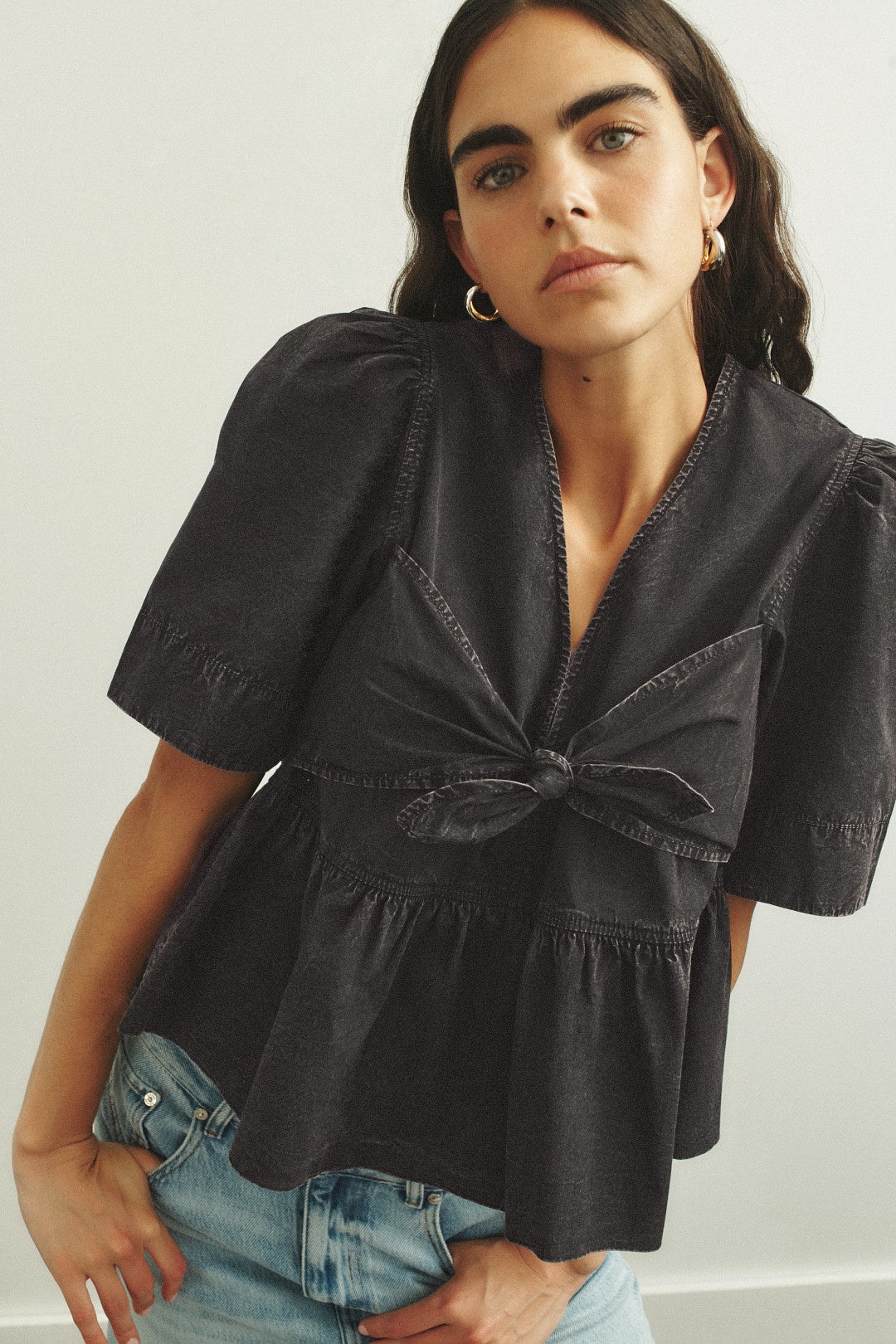 Tie Front Top by GANNI 3