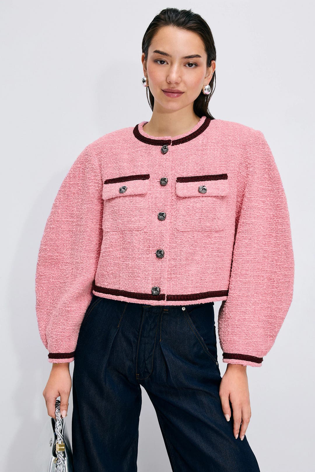 Sigrun Cropped Lady Jacket by Gestuz | Rent the Runway