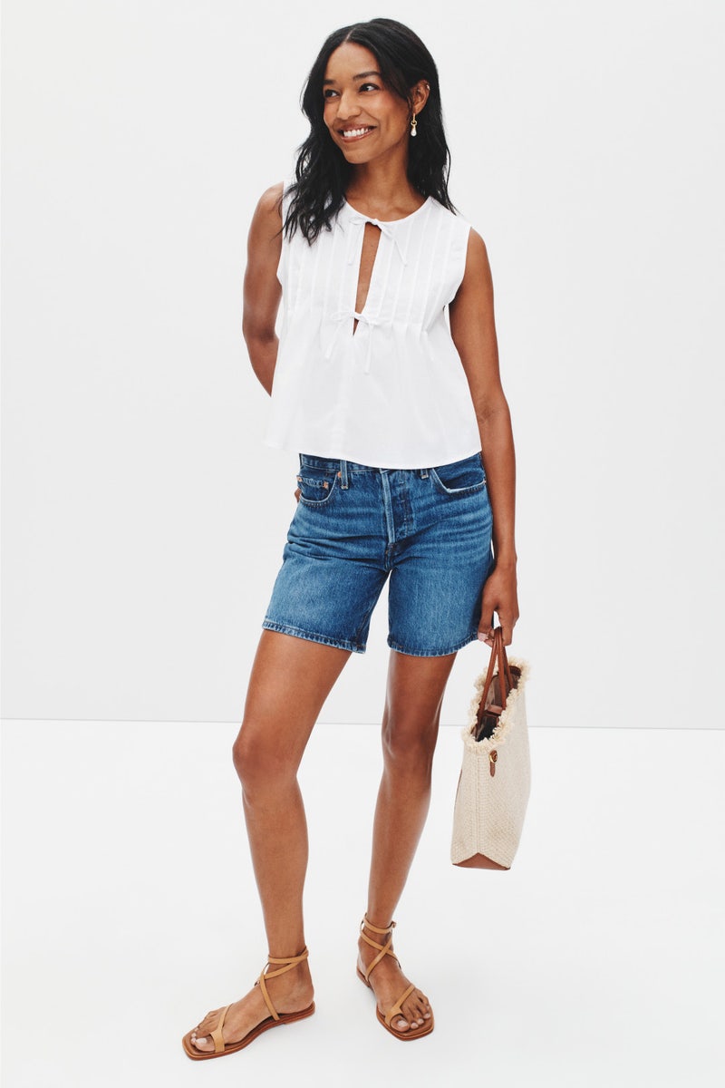 Tie Front Flare Top by WEWOREWHAT - Photo 3