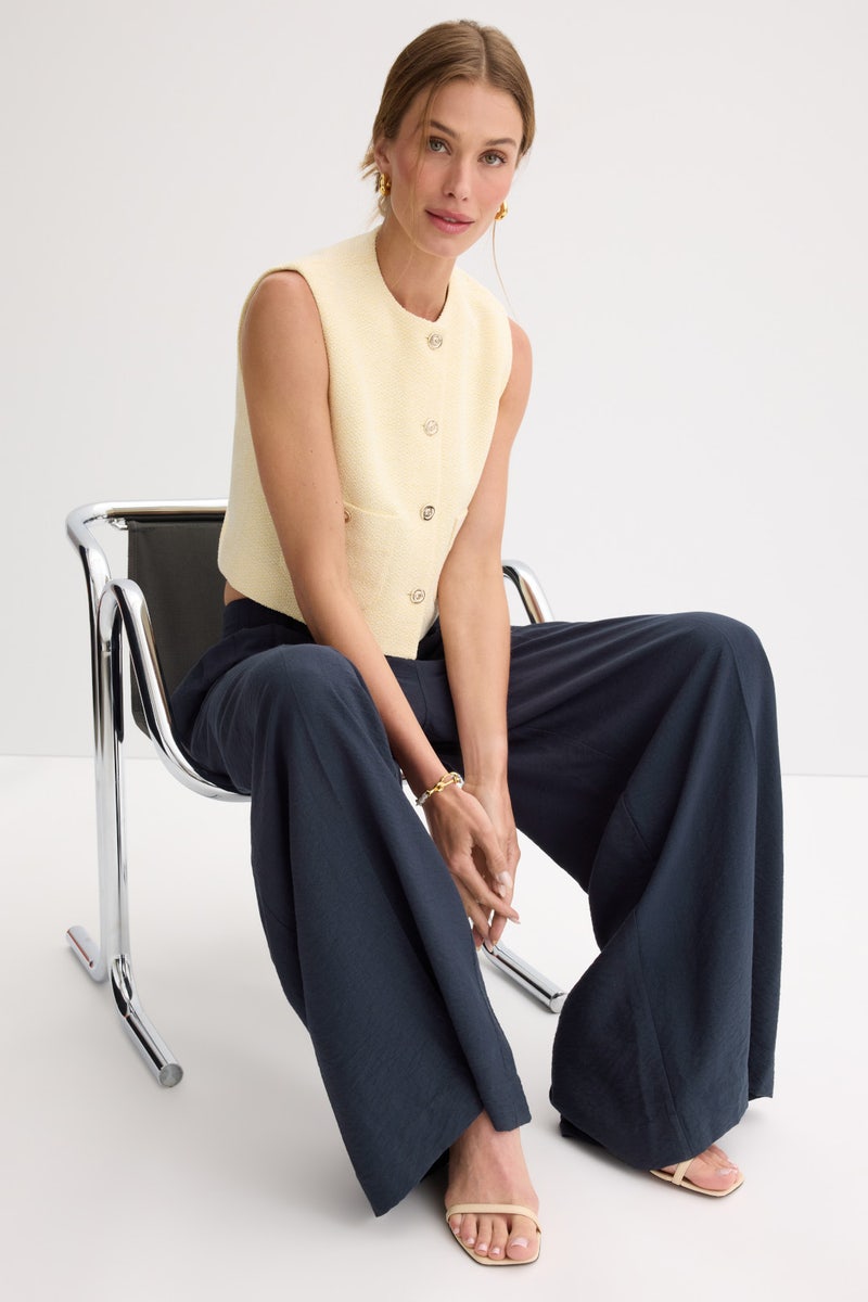 Pleated Wide Leg Pants by CeCe - Photo 3