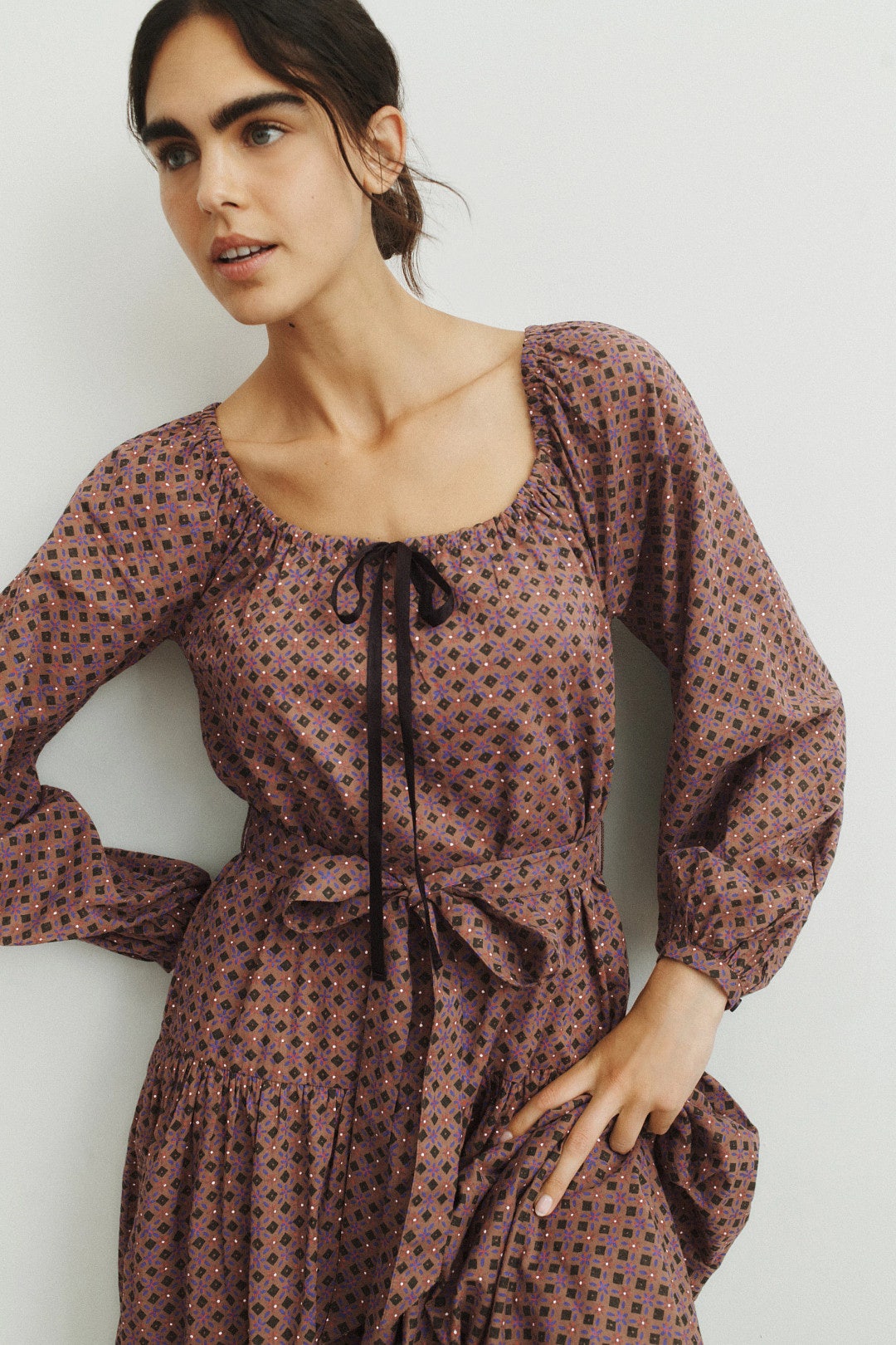 Floral Printed Noro Dress by Ciao Lucia 3