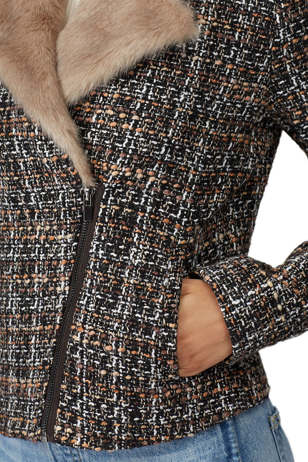 Faux Fur Motor Jacket by Thakoon x RTR 3