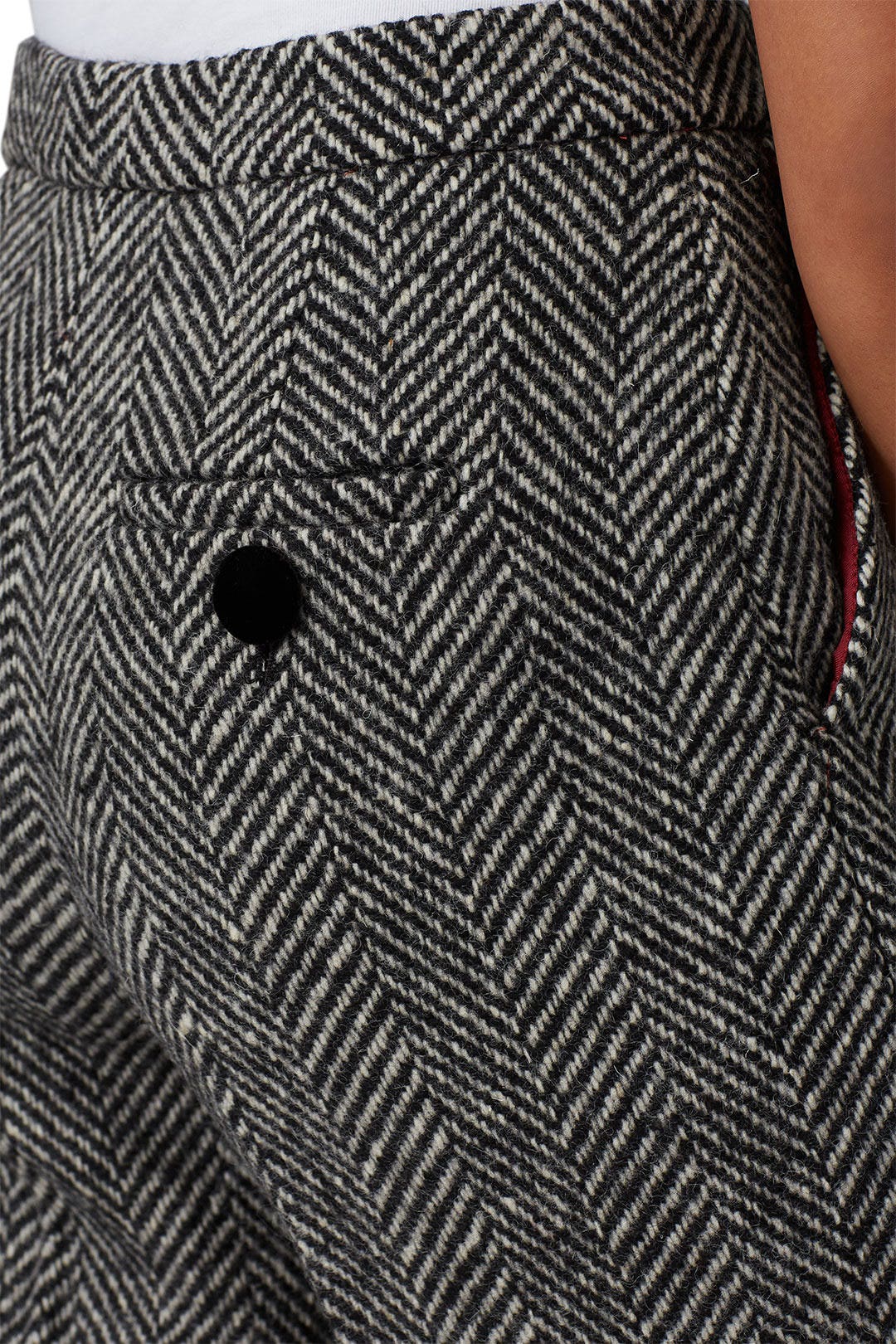 Houndstooth Wide Leg Trousers by ALEXACHUNG 3