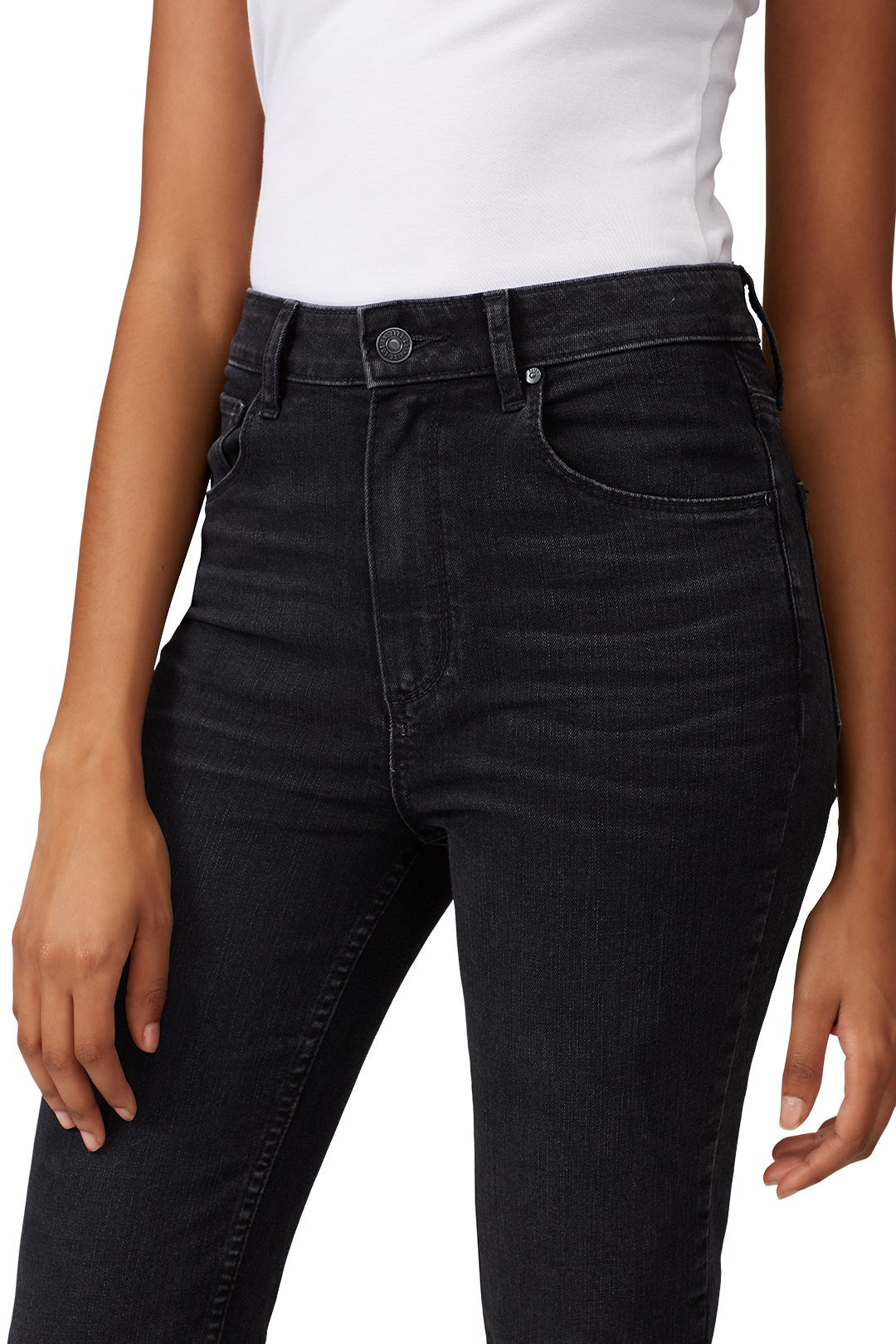 Black Sarah Slim Jeans by PAIGE 3