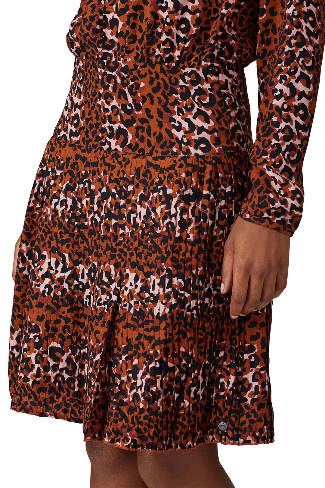 Cheetah Pleated Skirt Dress by Scotch & Soda 3