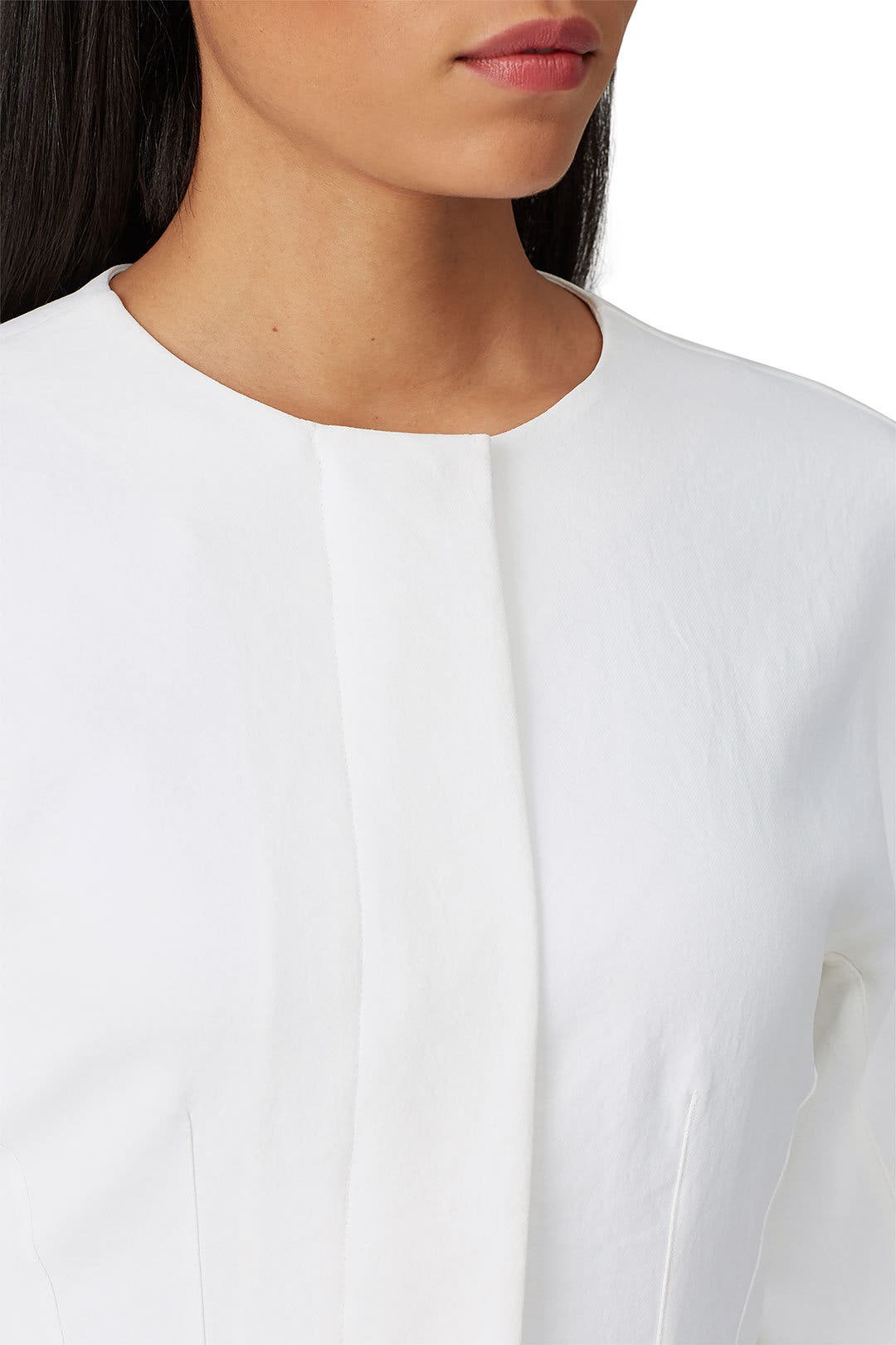 Chalky Drape Corset Top by Tibi | Rent the Runway