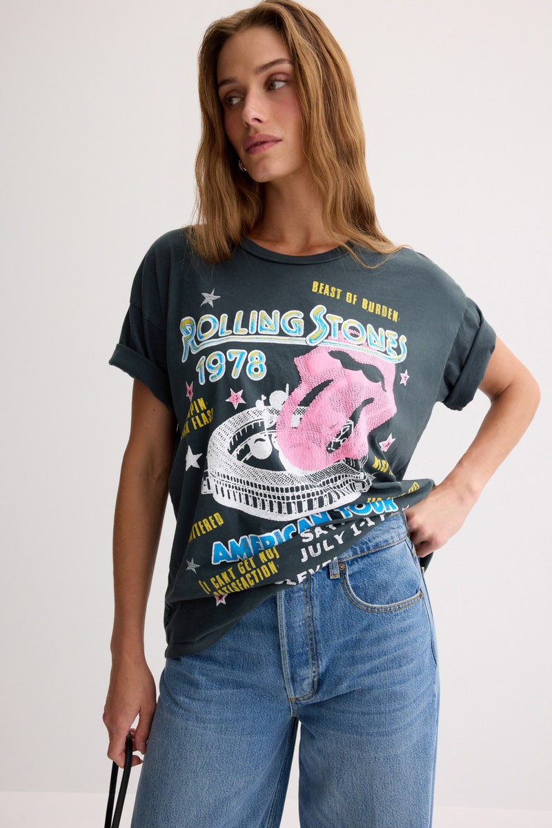 Rolling Stones 1978 American Tour Merch T-Shirt by DAYDREAMER - Photo 3