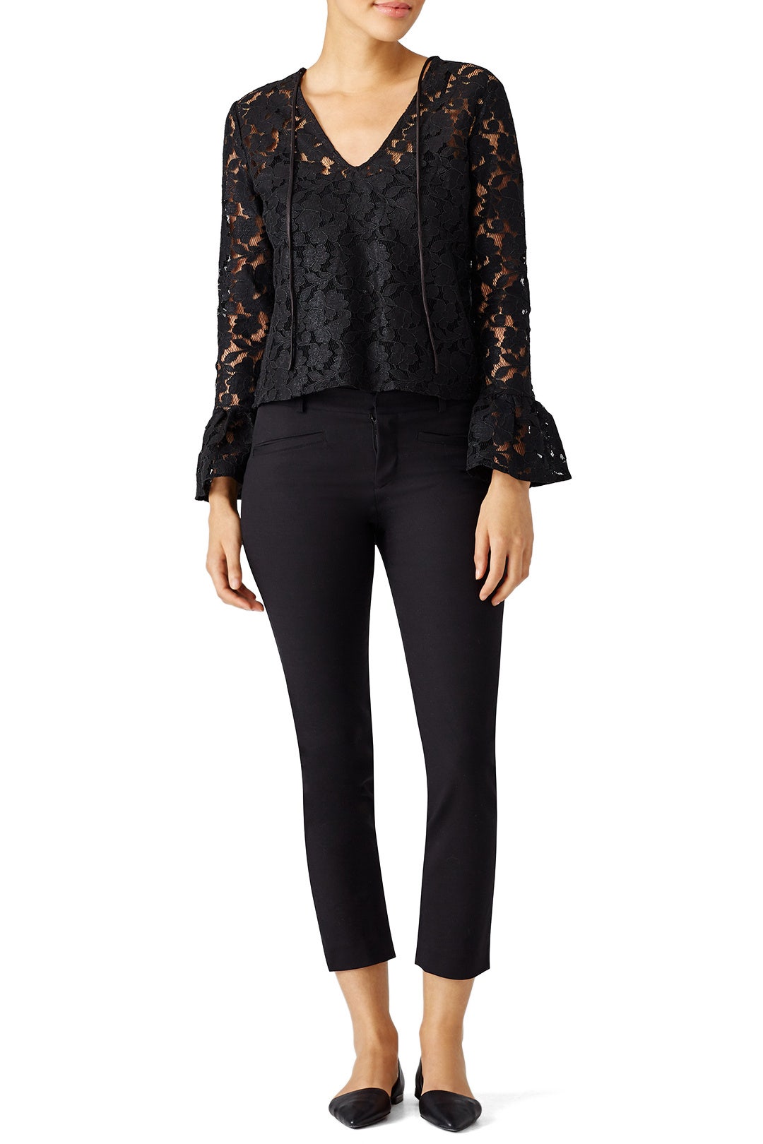 Black All Over Lace Top by Endless Rose 3