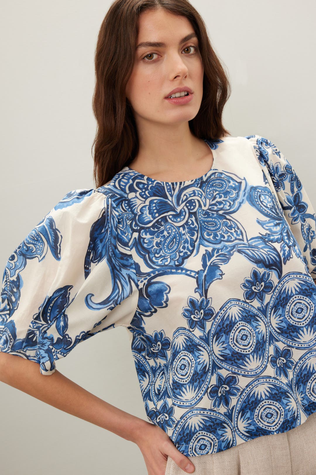 Poof Blouse by Fifteen Twenty | Rent the Runway