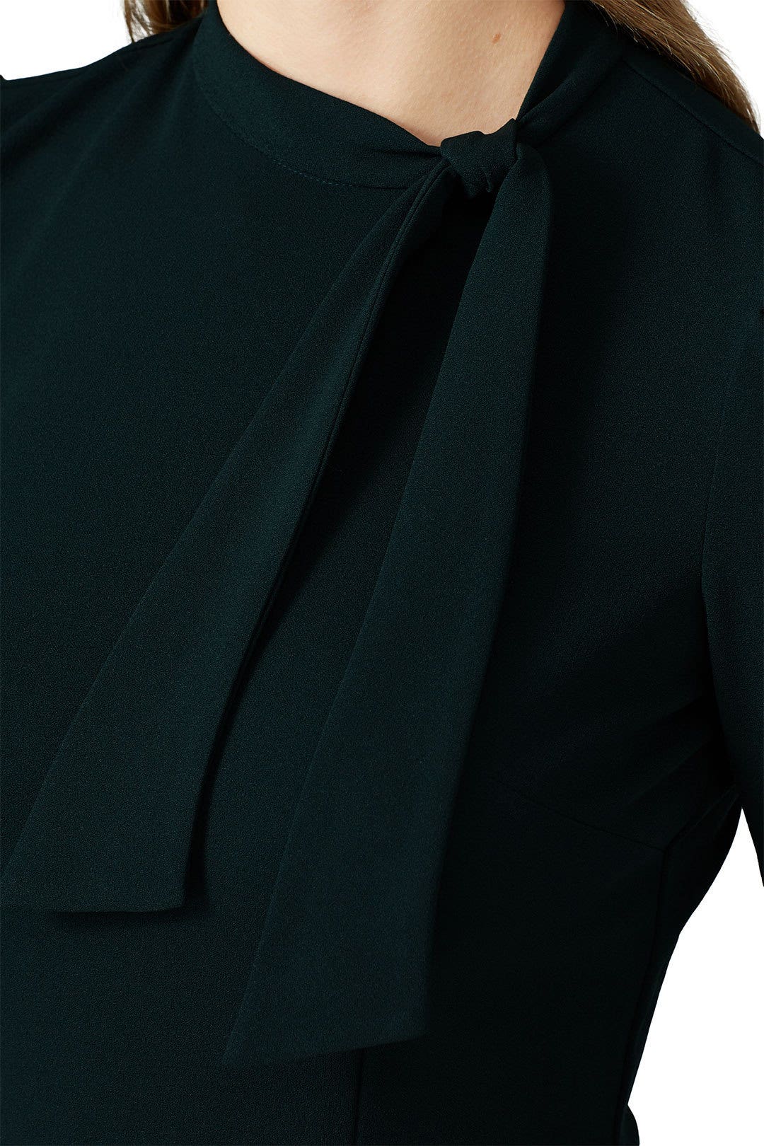 Green Tie Neck Sheath by Donna Morgan 3