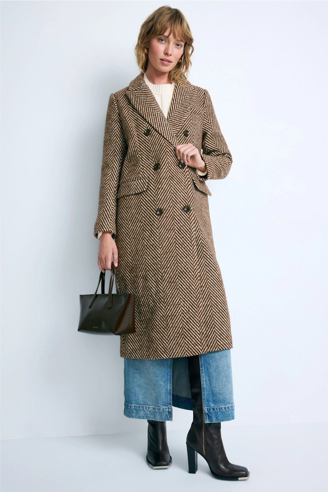Chevron Print Coat by NVLT 3