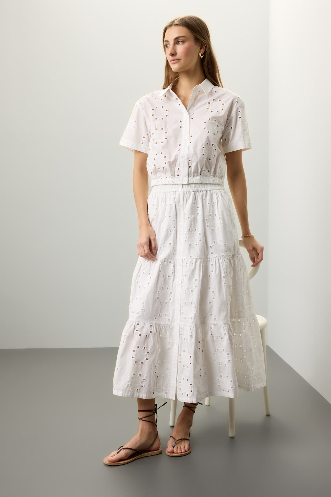 Eyelet Collared Top by Thakoon x RTR | Rent the Runway