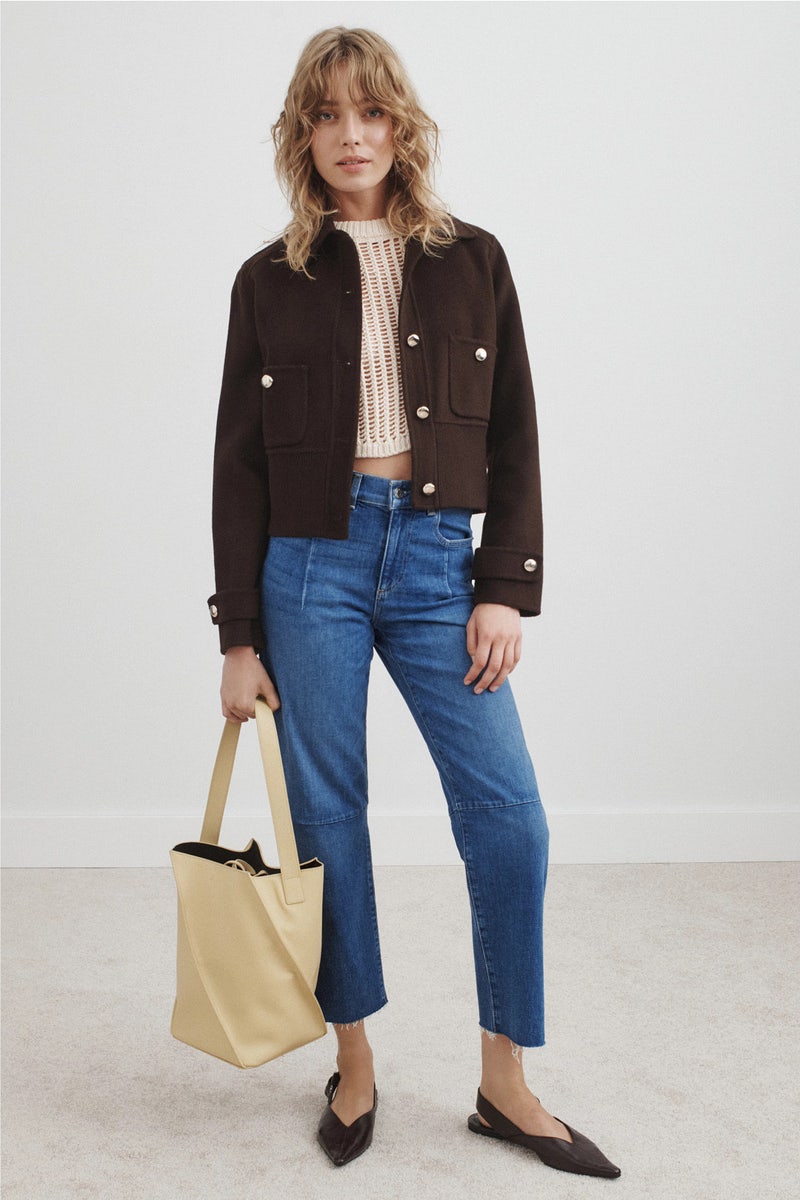 Pixie Ankle Fray Mid-Rise Jeans by LE JEAN - Photo 3