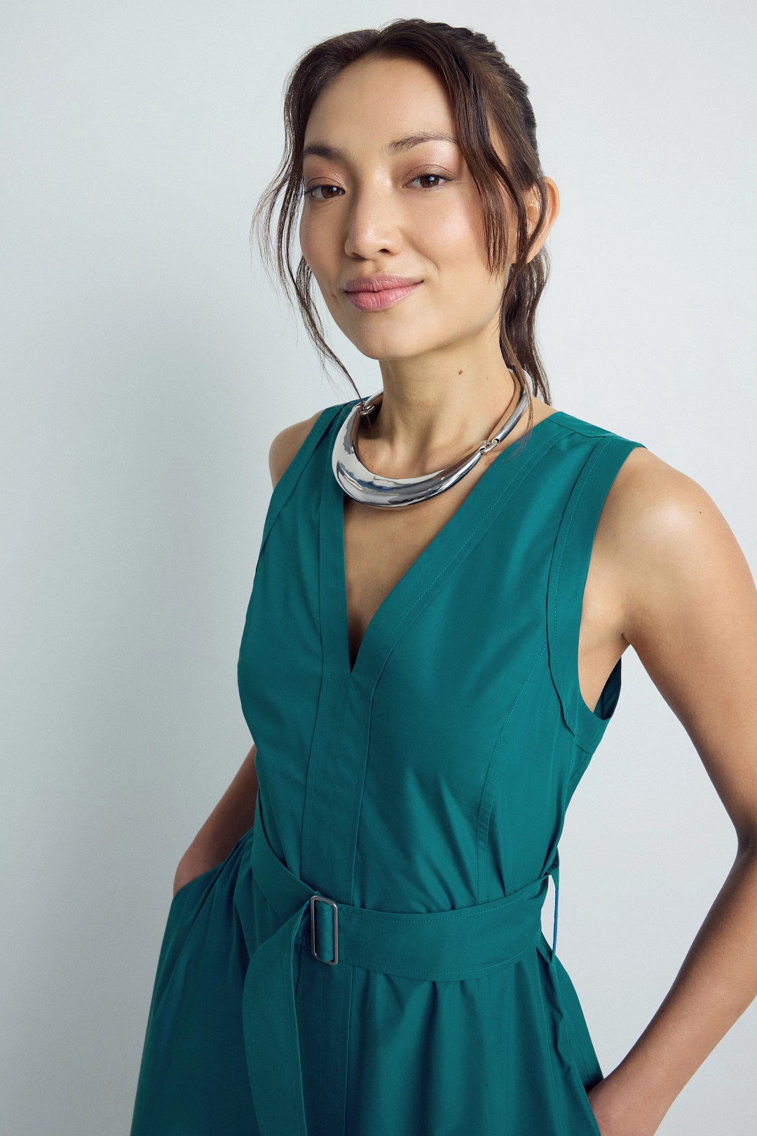 Belted V Neck Midi Dress by 3.1 Phillip Lim 3