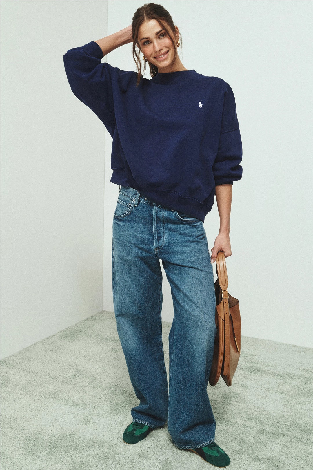 Vintage Fleece Crew Neck Sweatshirt by Polo Ralph Lauren 3