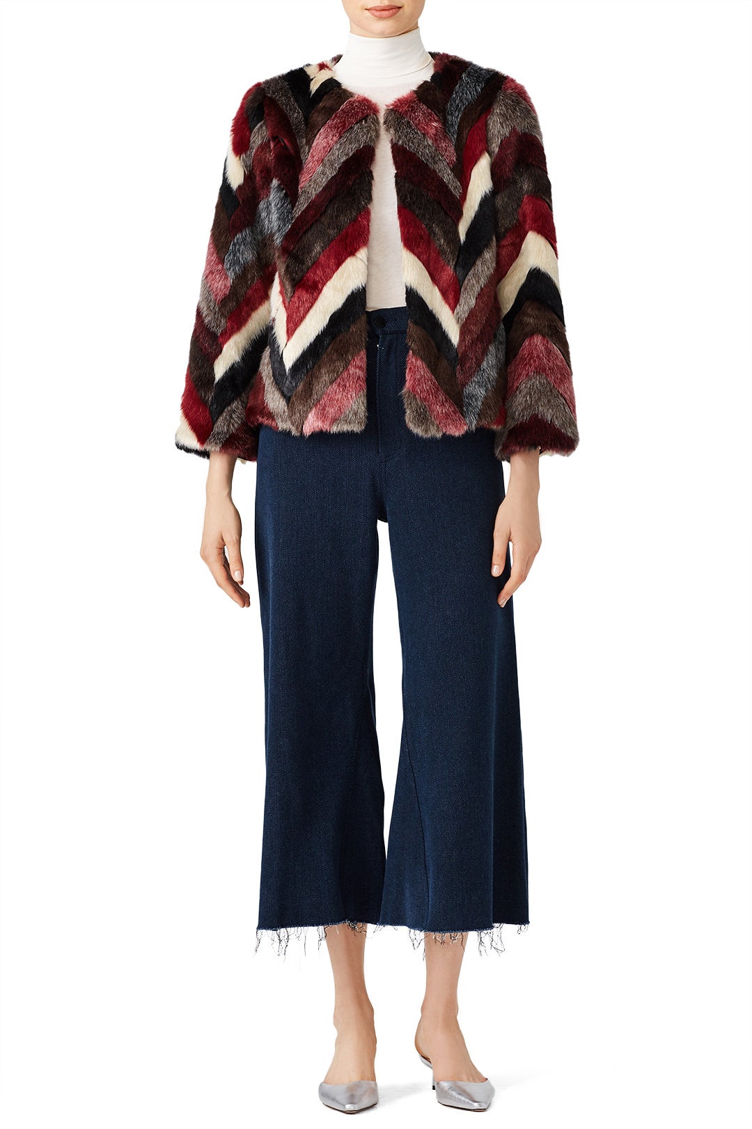 Jenna Faux Fur Jacket by Waverly Grey 3