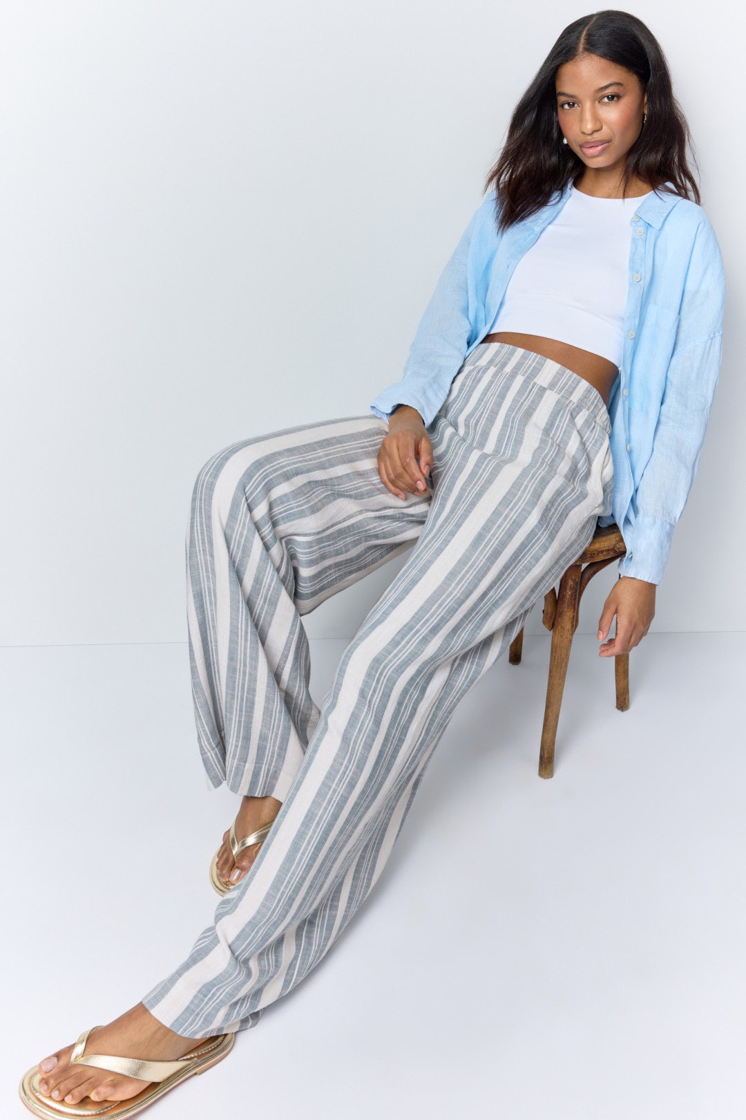 Raegen Stripe Pants by Splendid 3