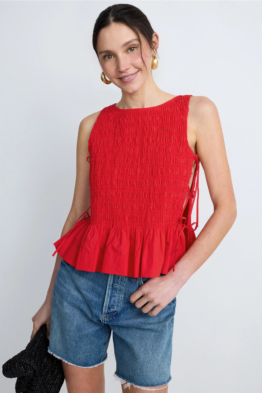 Smock Tie String Top by GANNI 3