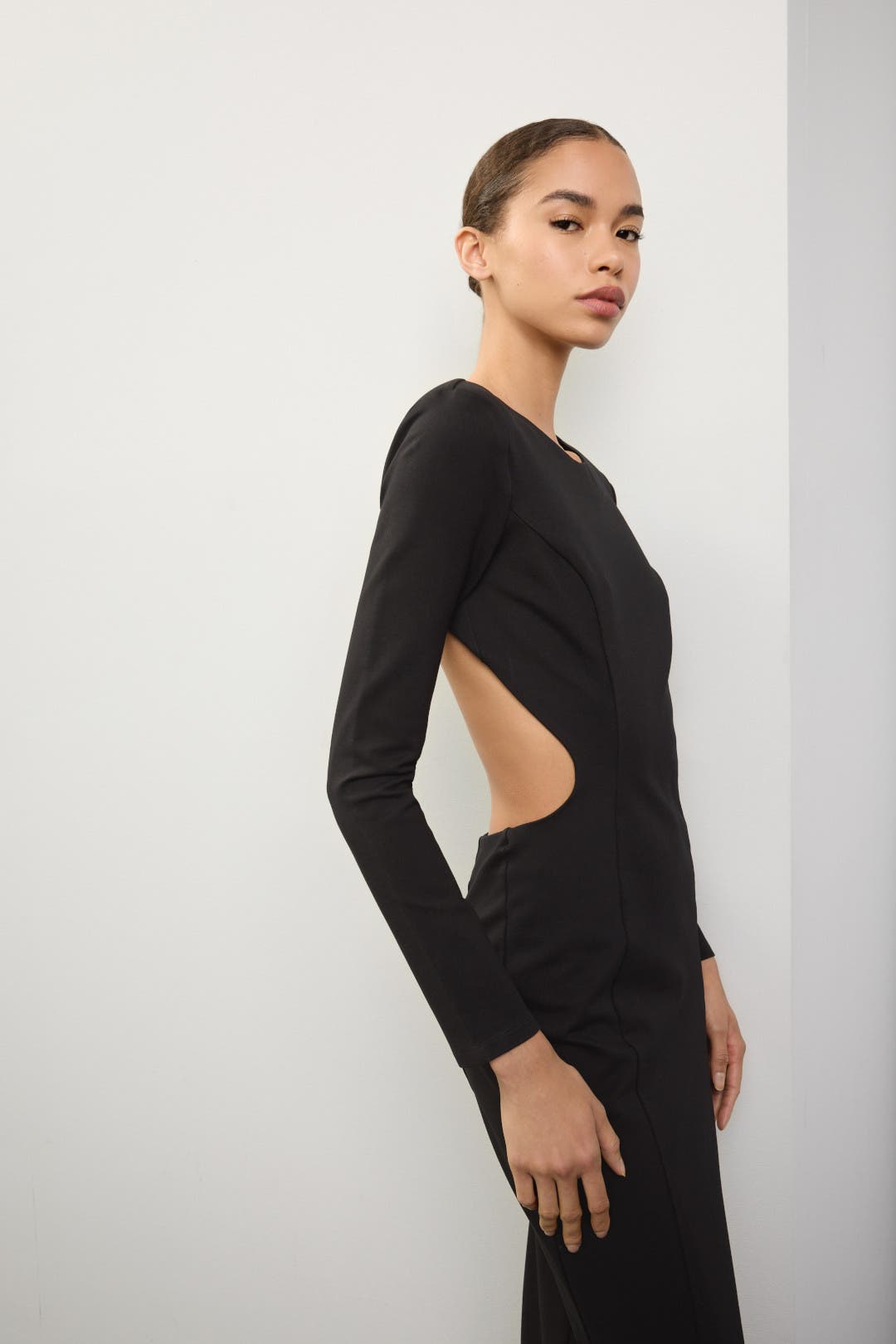 【美品】louren back open velour dress 美品】louren back open velour dress louren back open velour