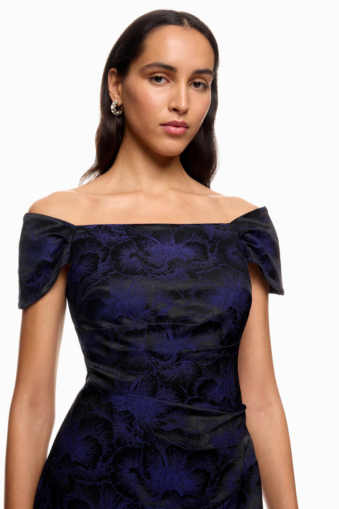 Woven Jacquard Midi Dress by Aidan Mattox | Rent the Runway