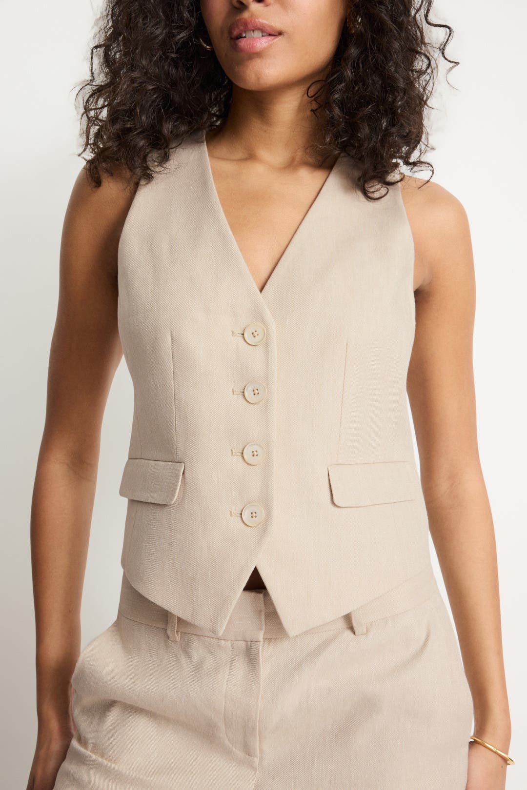 トップス chemehc RIBBON TWILL VEST トップス chemehc RIBBON TWILL VEST Chemehc TWILL VEST RIBBON