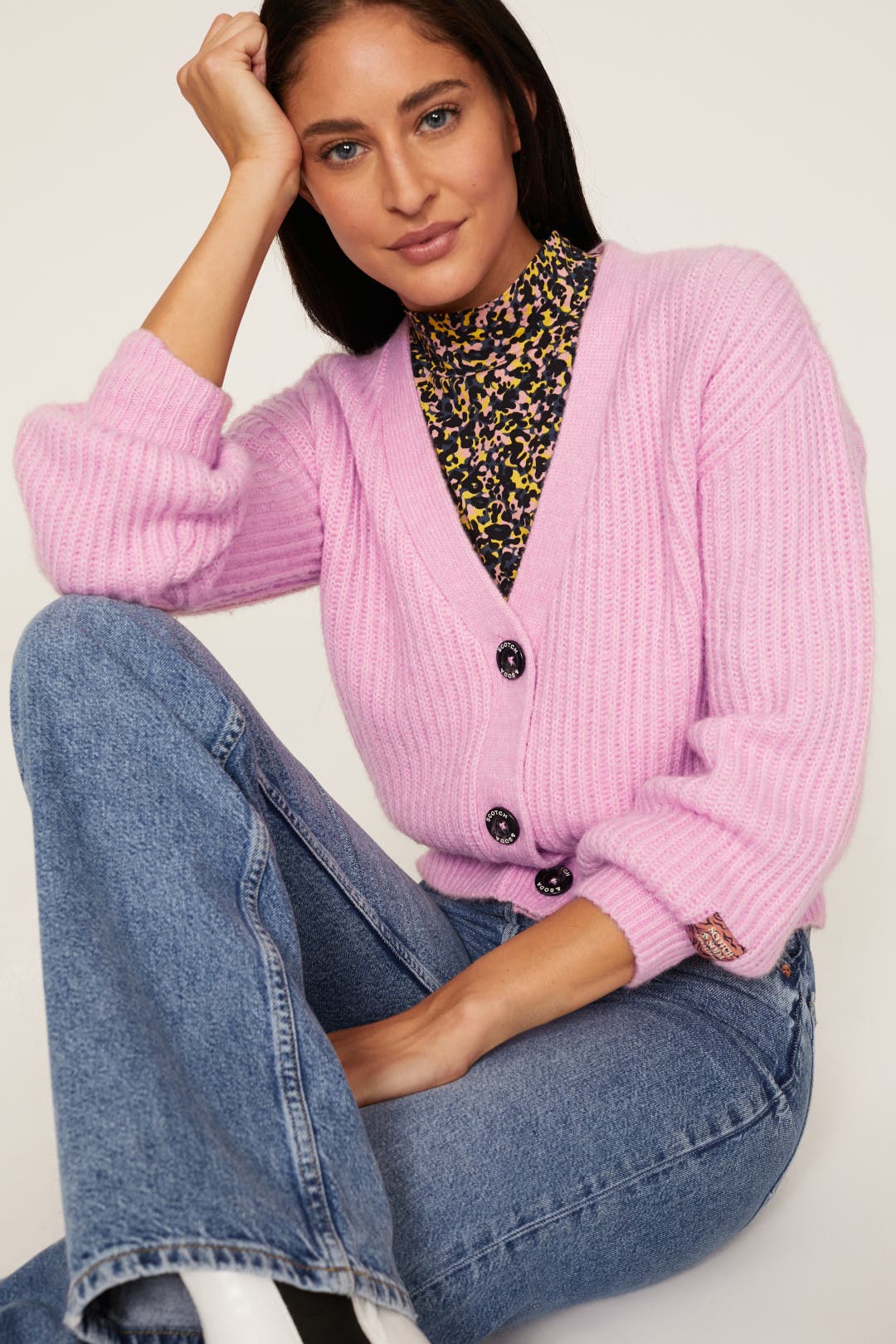 Boxy Fit Cardigan by Scotch & Soda | Rent the Runway
