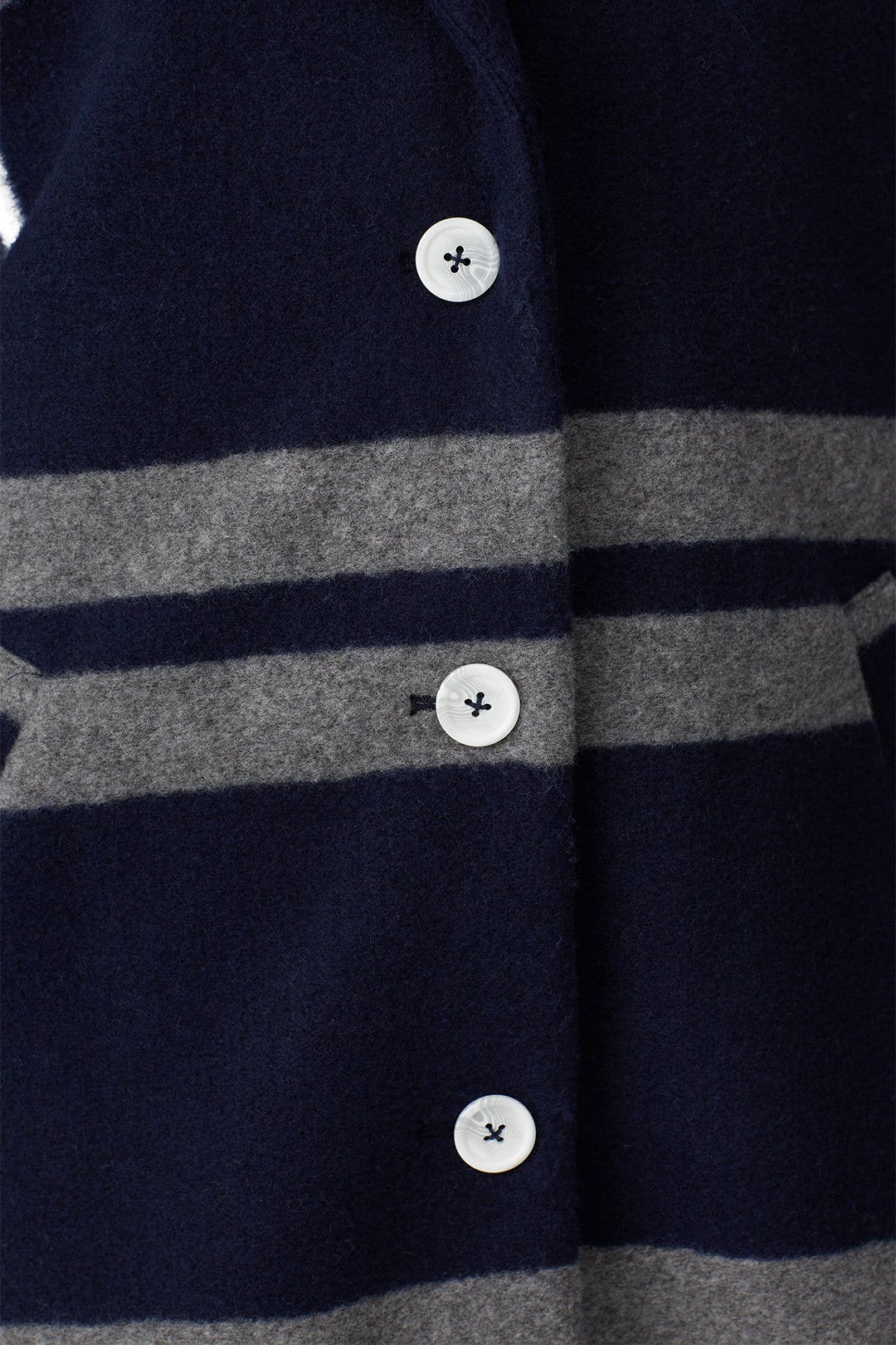 Long Plaid Wool Coat by Slate & Willow 3