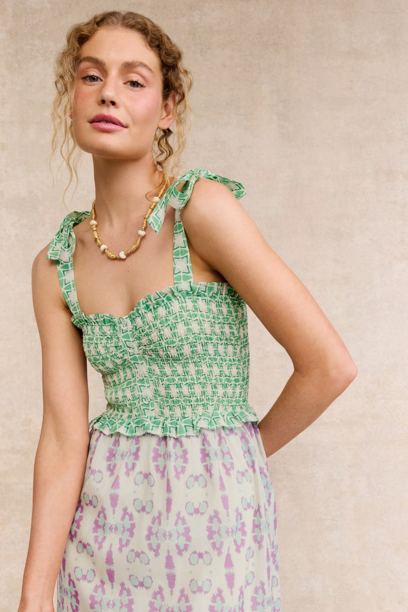 Thandi Tribal Ink Blot Dress by Caballero - Photo 3