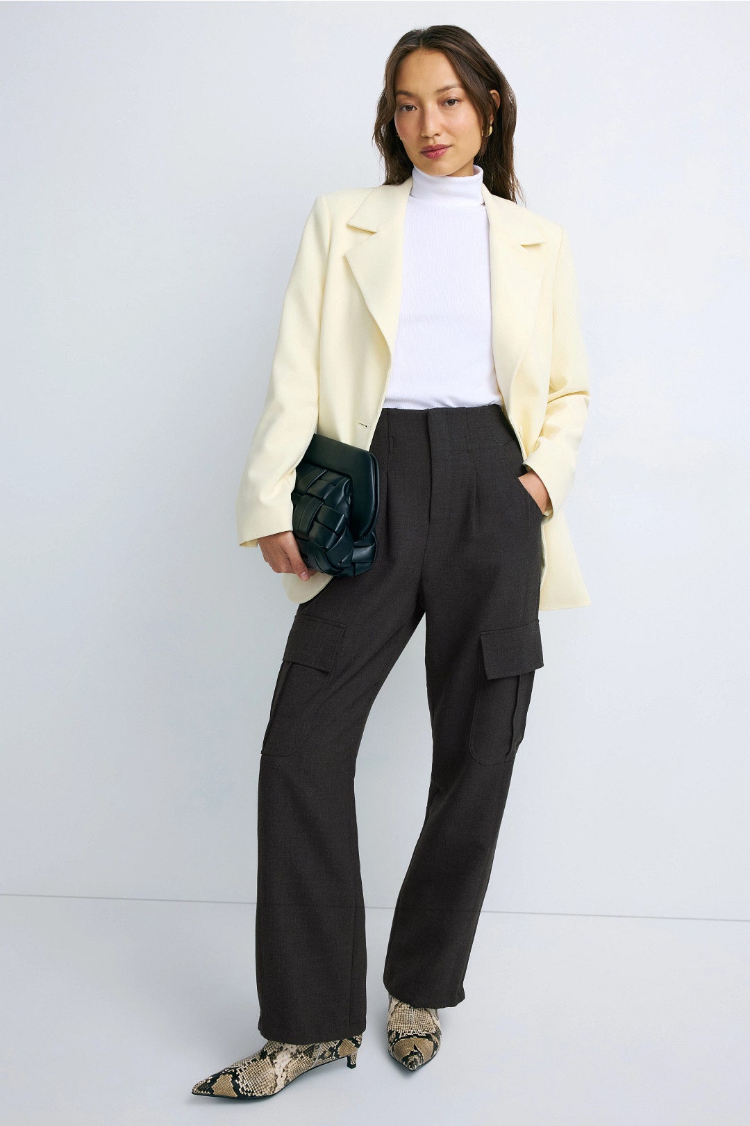 Lynda Tailored Utility Pant