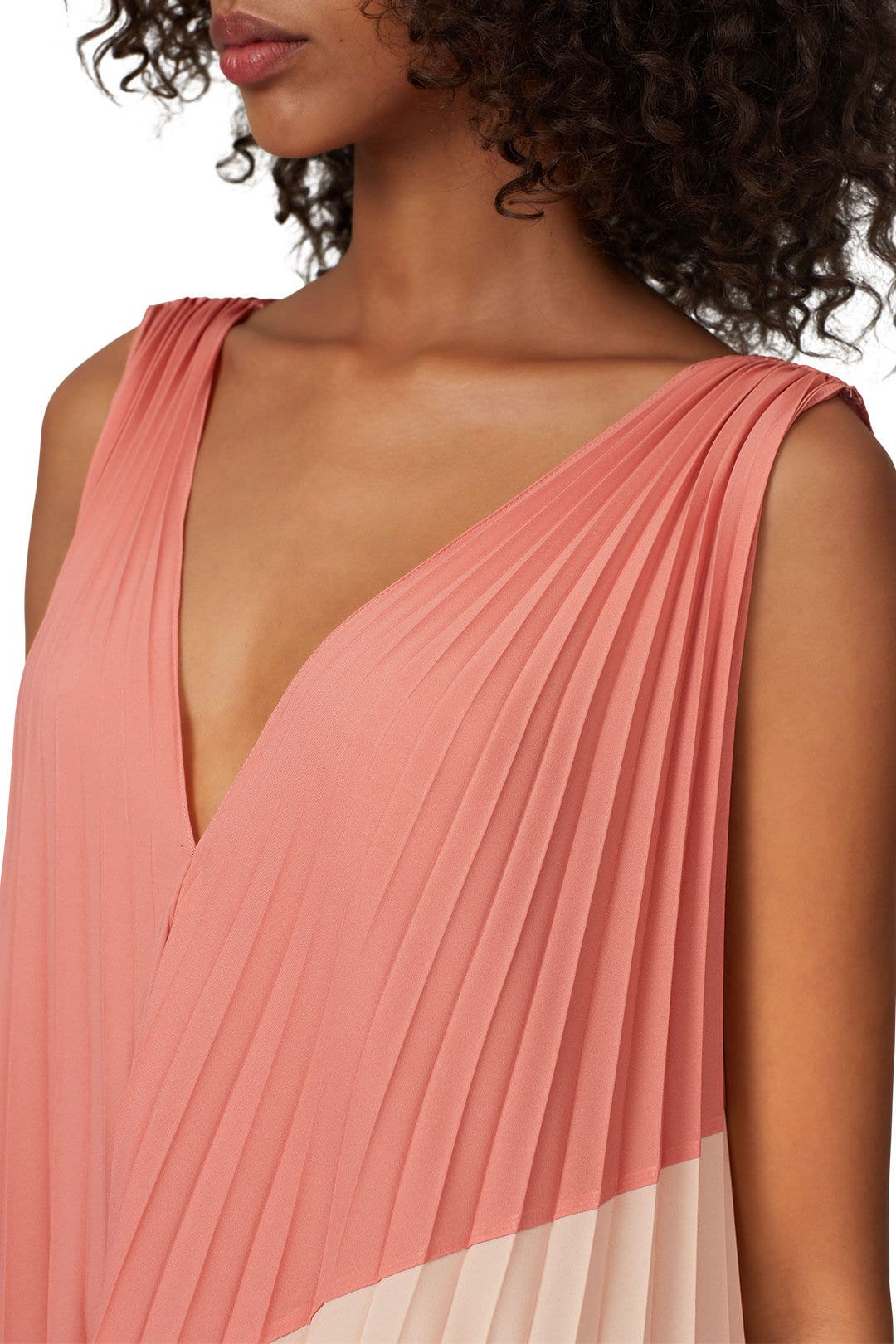 Pleated Printed Dress by Tome 3