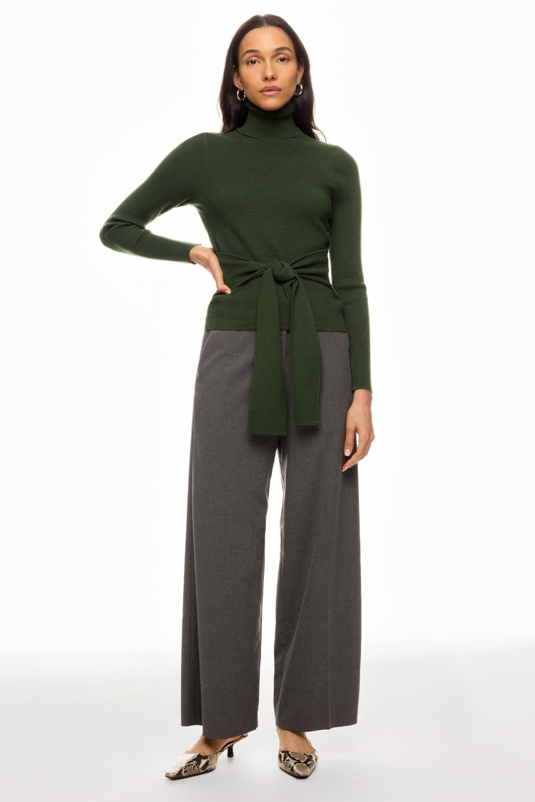 【2025福袋】 Tie Waist Runway the Rent | RTR X TOCCIN by Sweater Sleeve Long トップス